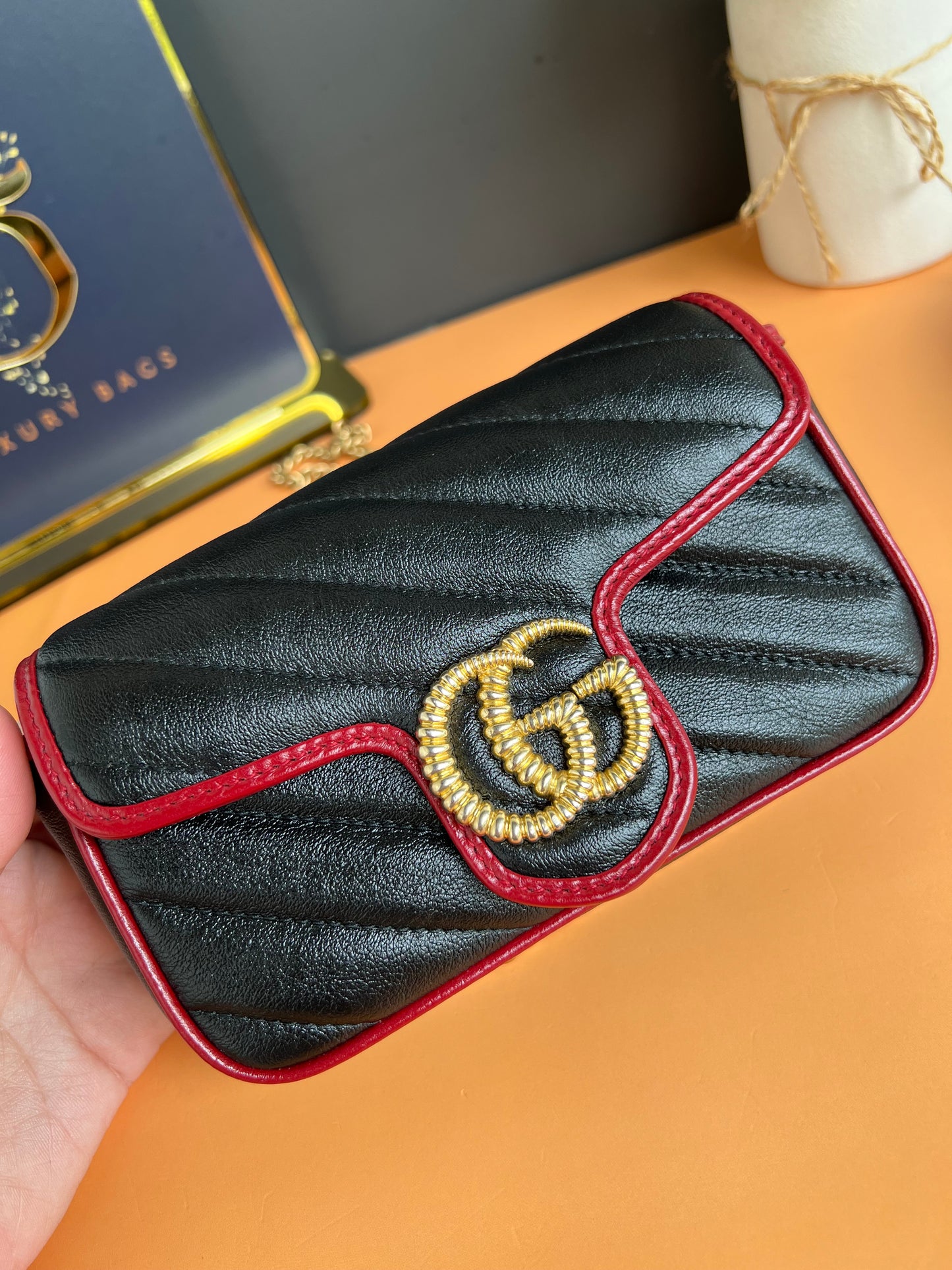 GUCCI MARMONT MINI FLAP