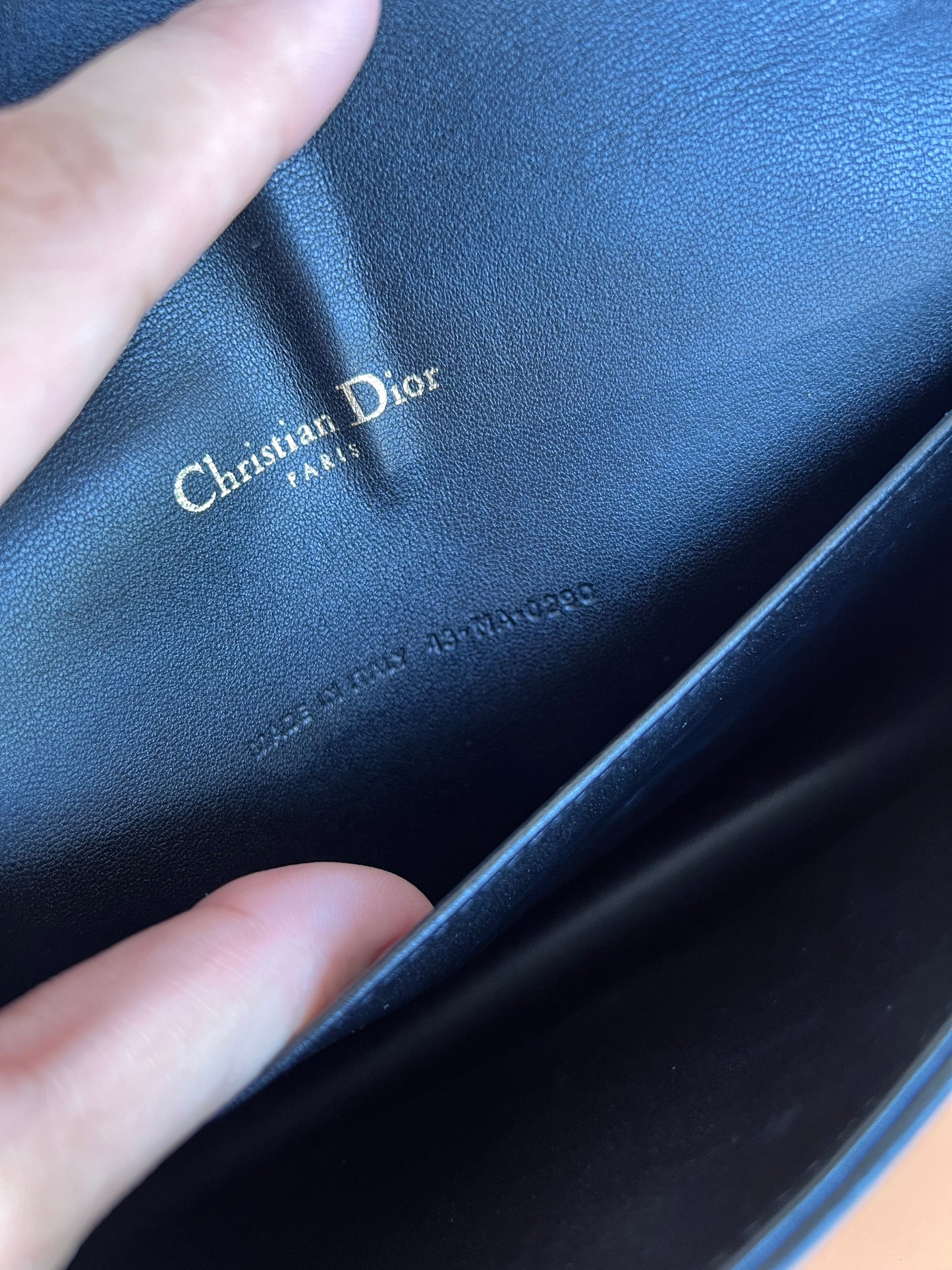 CHRISTIAN DIOR WALLET ON CHAIN