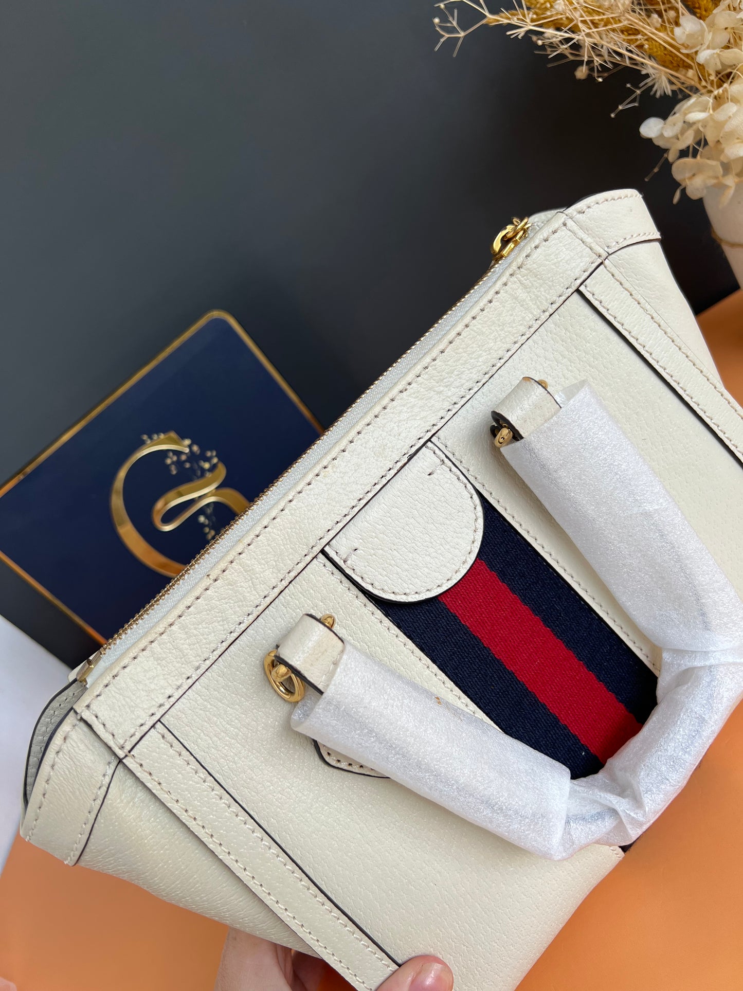 GUCCI OPHIDIA GG TOTE