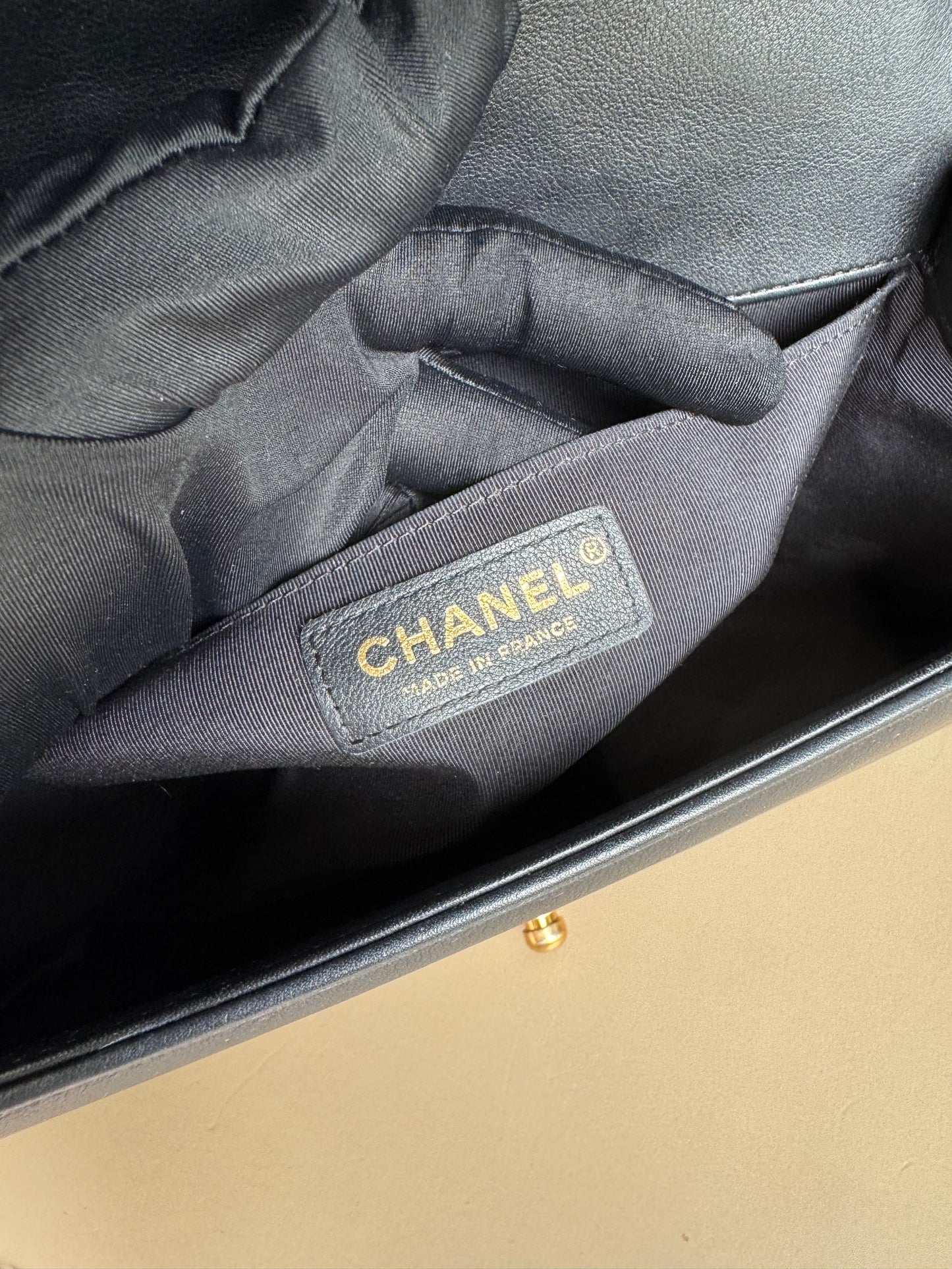 CHANEL LE BOY OLD MEDIUM LAMBSKIN