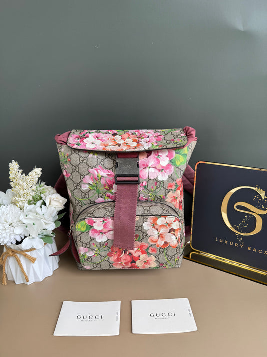 GUCCI FLORAL BACKPACK