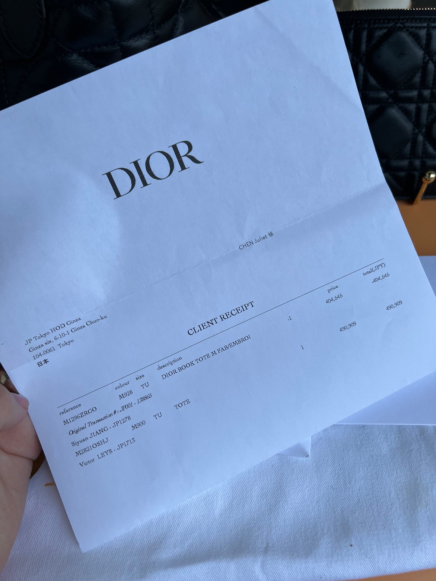 DIOR TOURJOURS MEDIUM TOTE