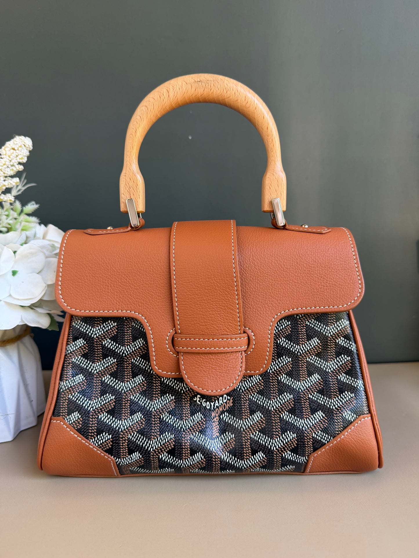 GOYARD MII SAIGON TAN/BLACK
