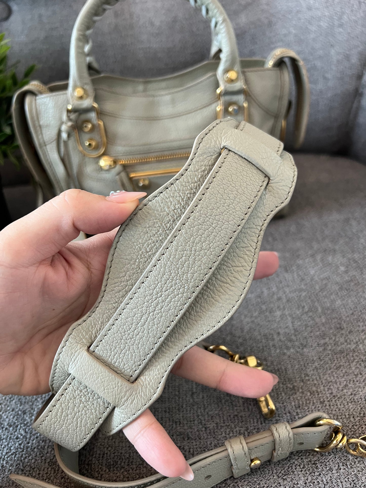 BALENCIAGA METALIC EDGE MINI