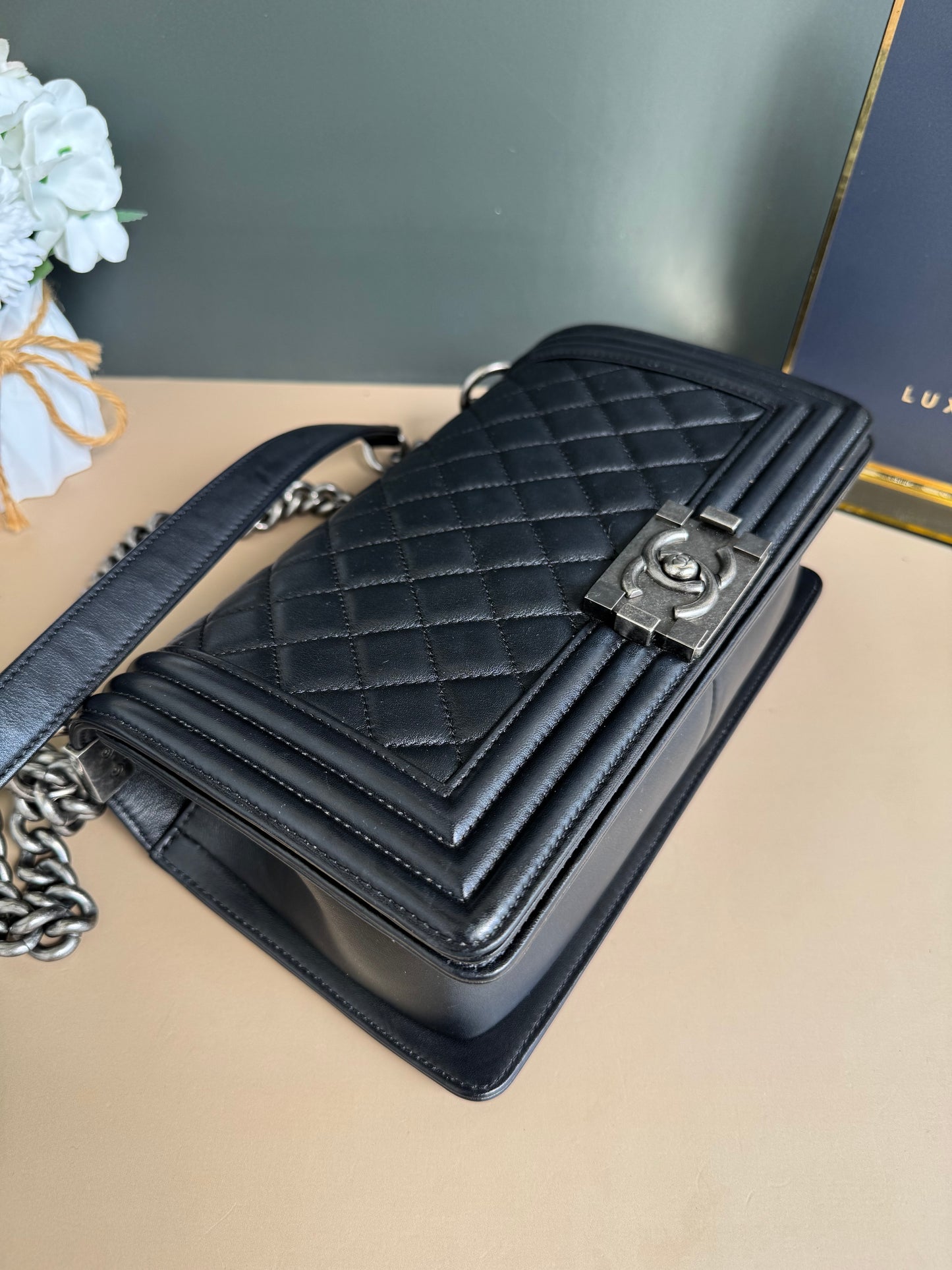CHANEL LE BOY OLD MEDIUM