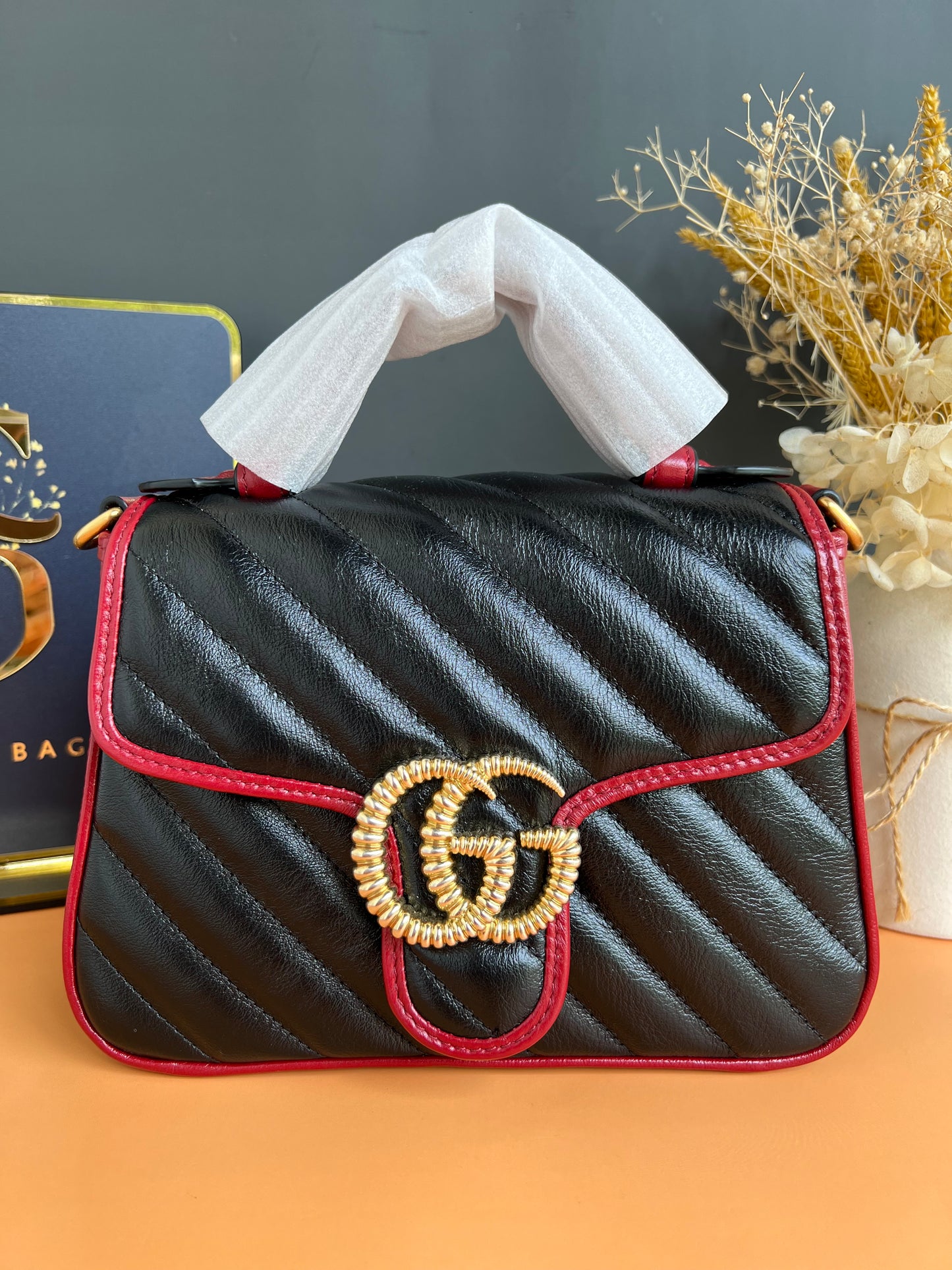 GUCCI MARMONT TOP HANDLE MINI