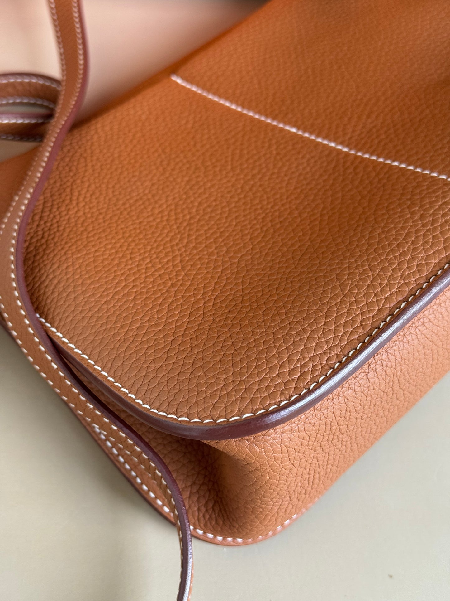 HERMES HALZAN 25 GOLD ON GHW