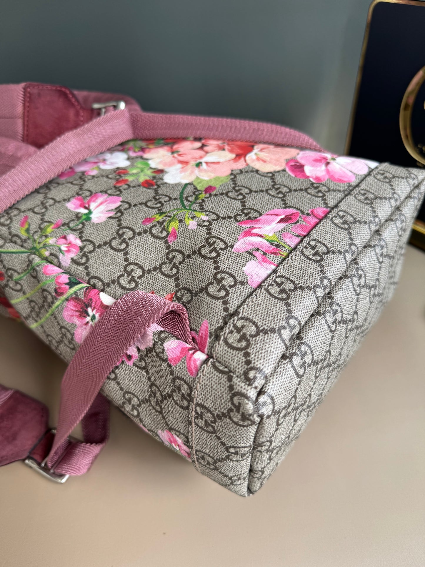 GUCCI FLORAL BACKPACK