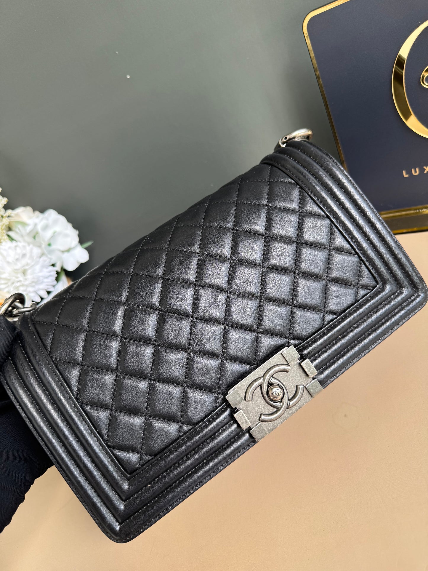 CHANEL LE BOY OLD MEDIUM