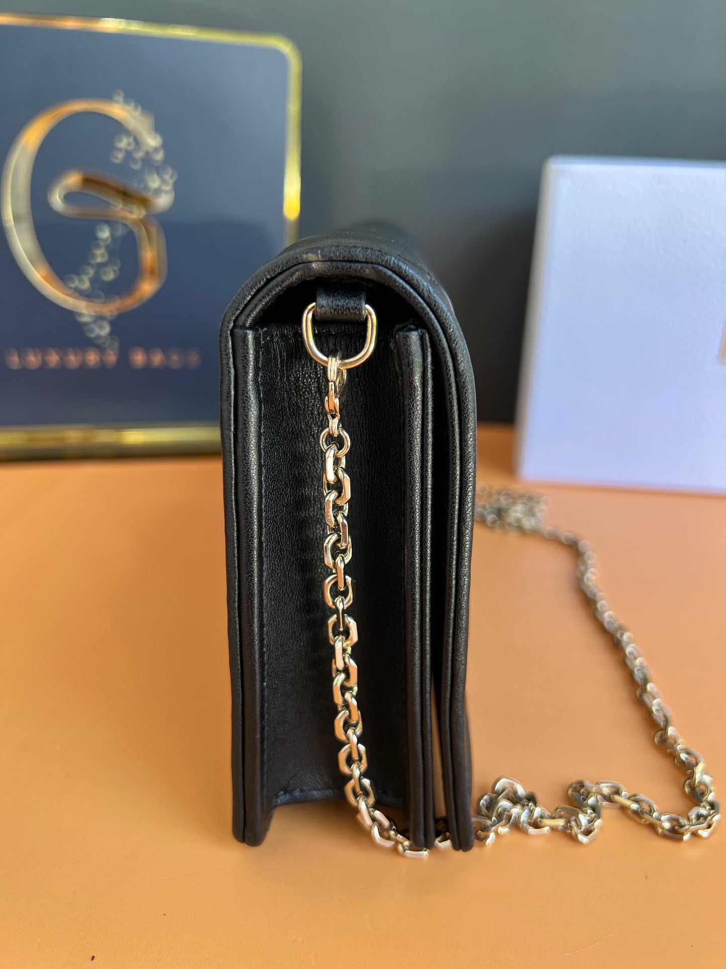 CHRISTIAN DIOR WALLET ON CHAIN