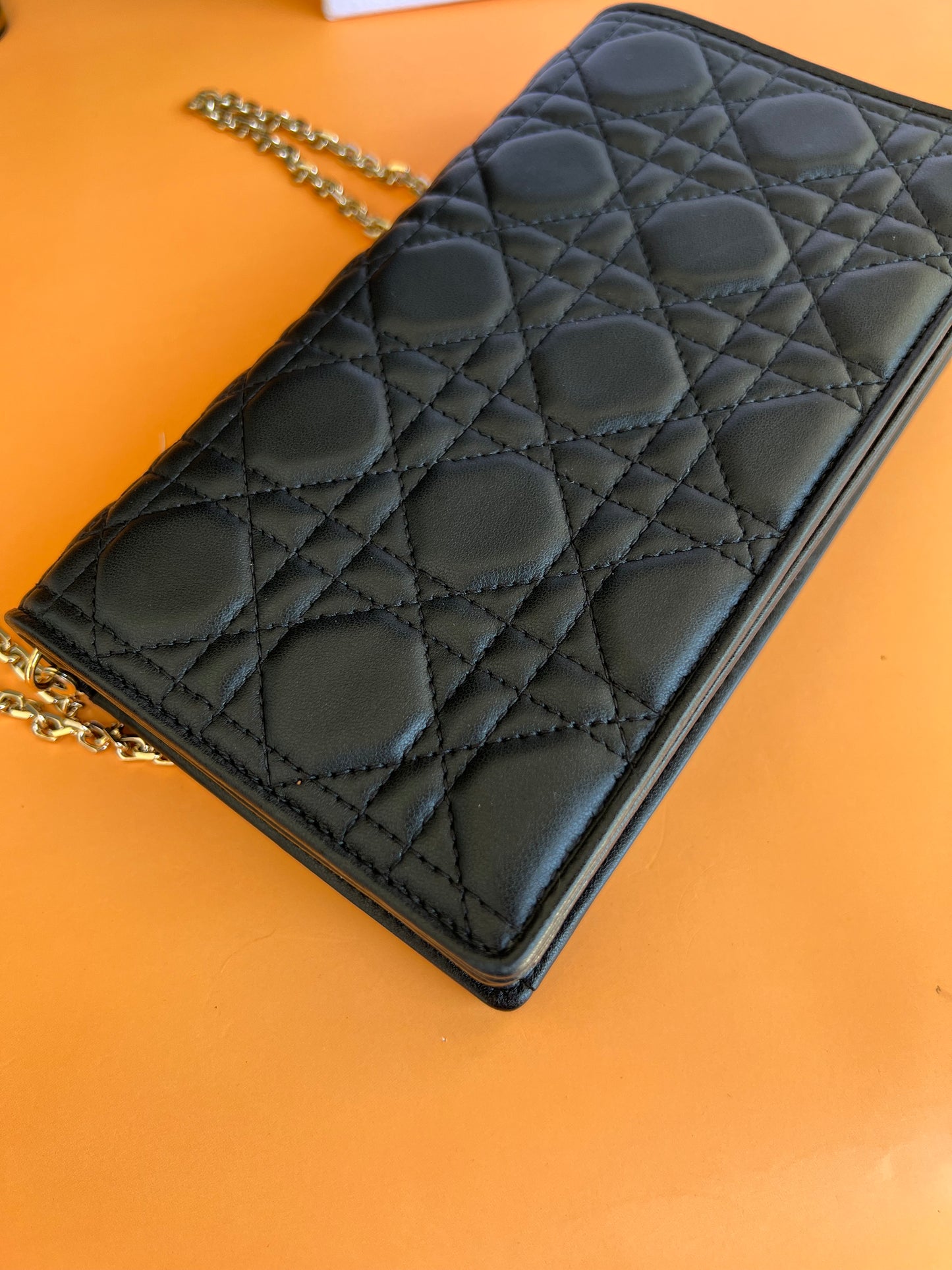 CHRISTIAN DIOR WALLET ON CHAIN