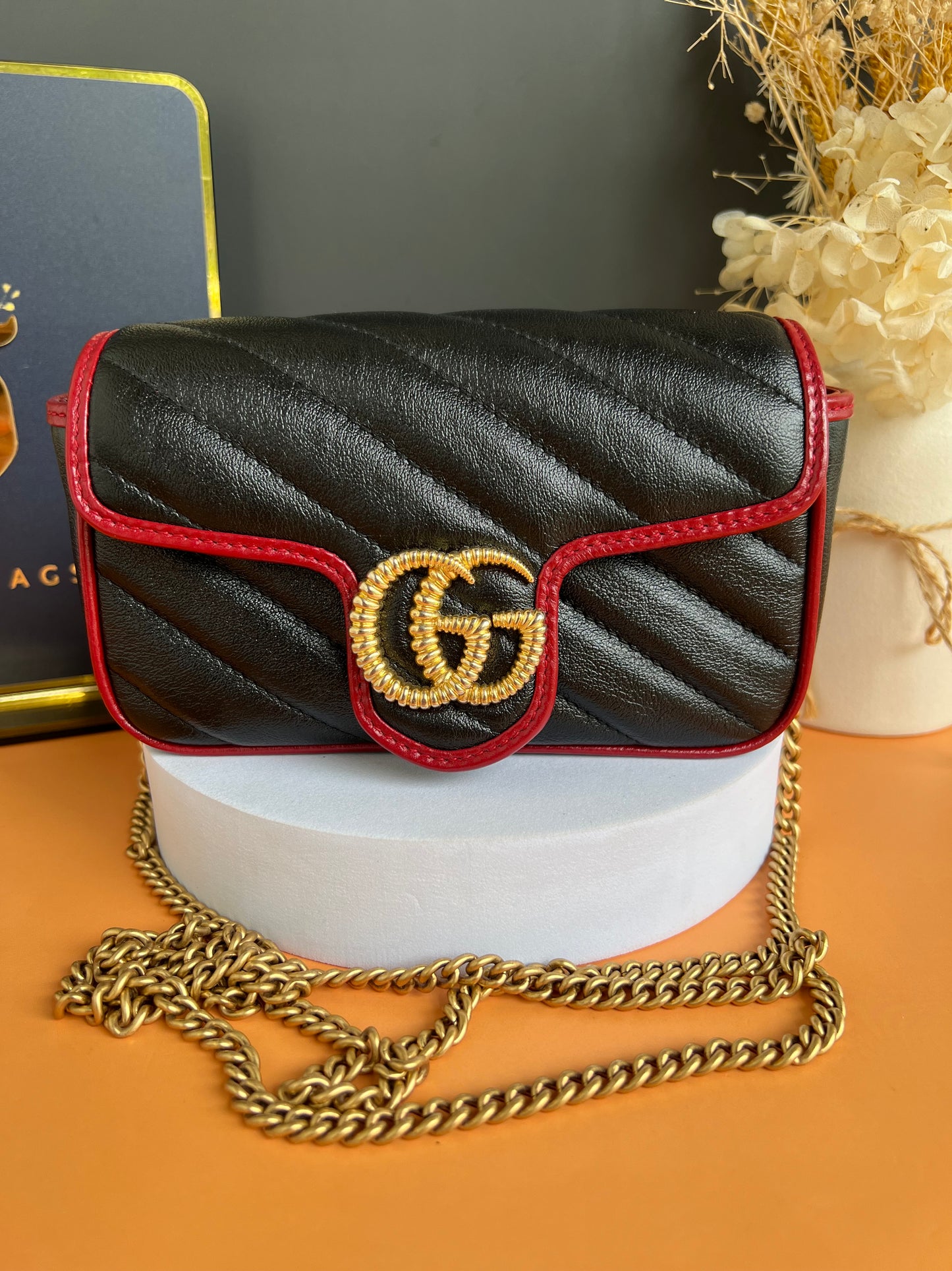 GUCCI MARMONT MINI FLAP