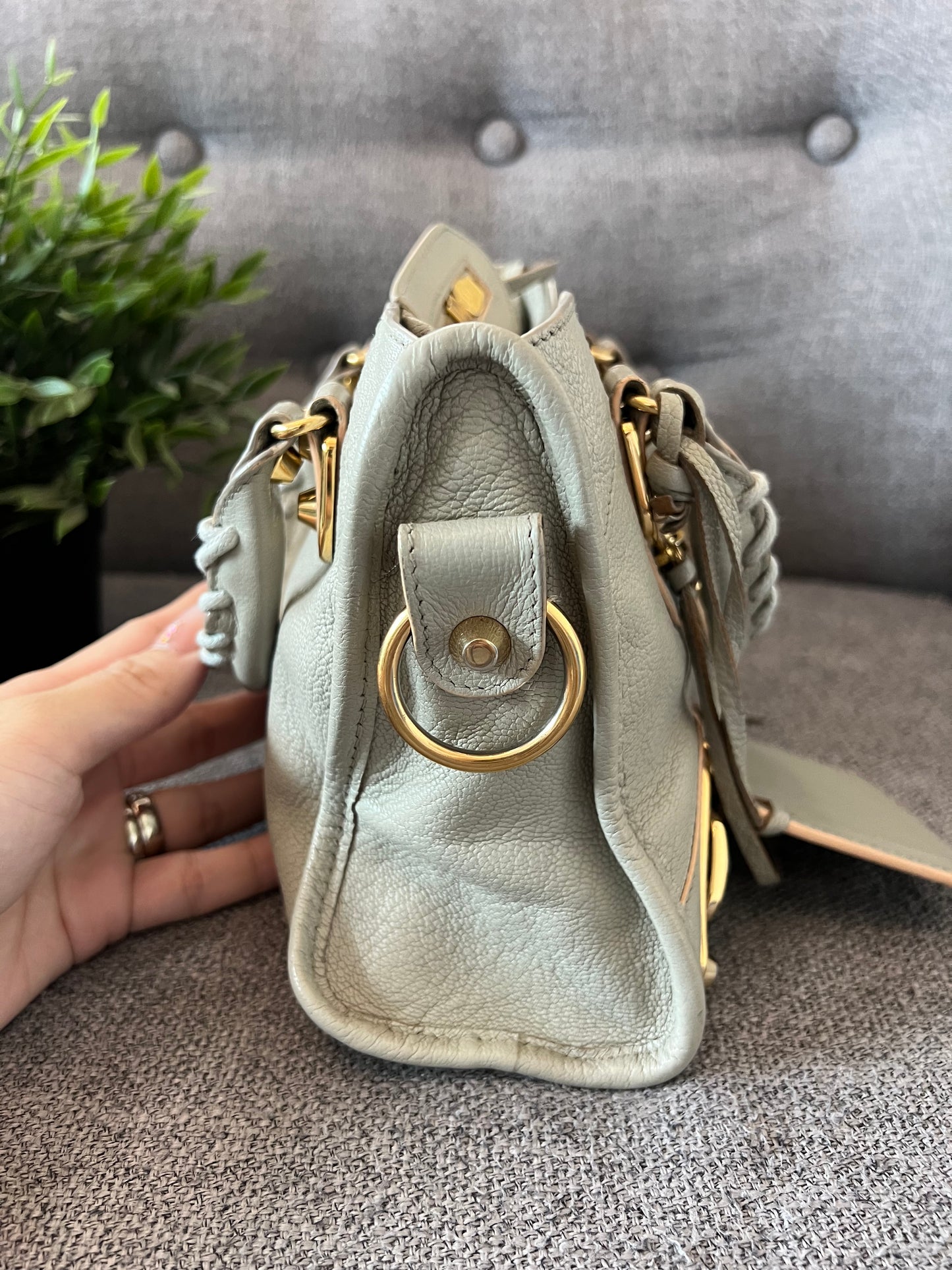 BALENCIAGA METALIC EDGE MINI