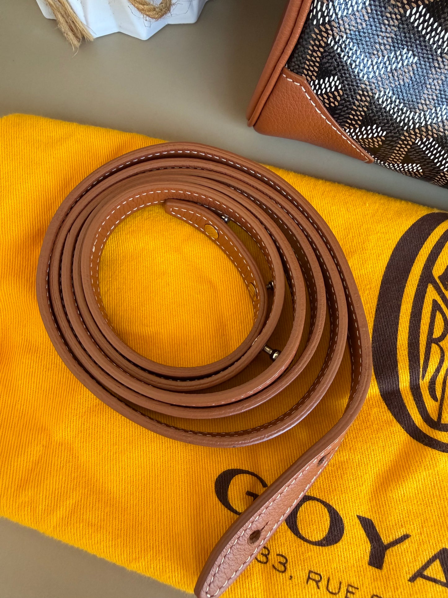 GOYARD MII SAIGON TAN/BLACK