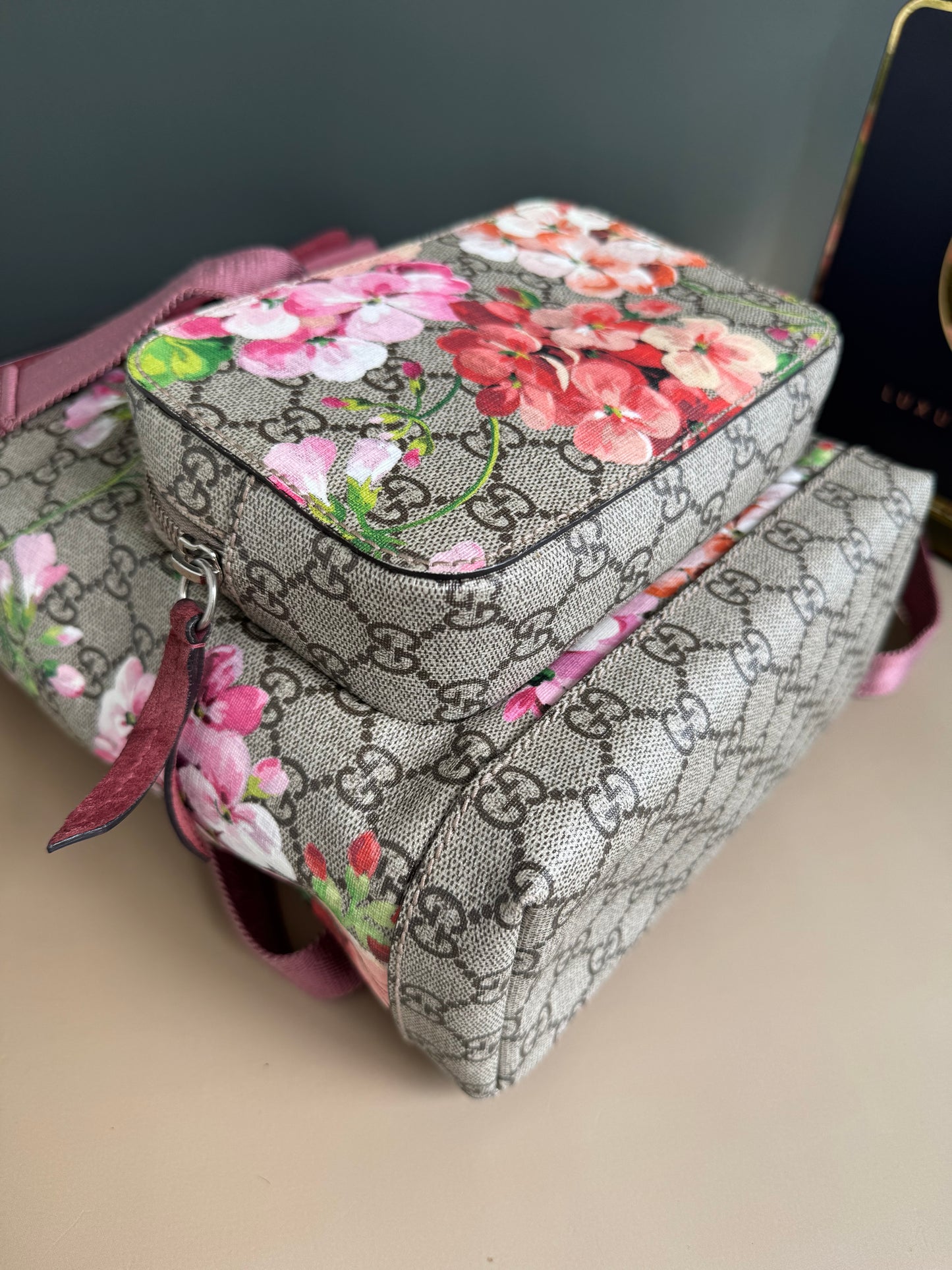 GUCCI FLORAL BACKPACK
