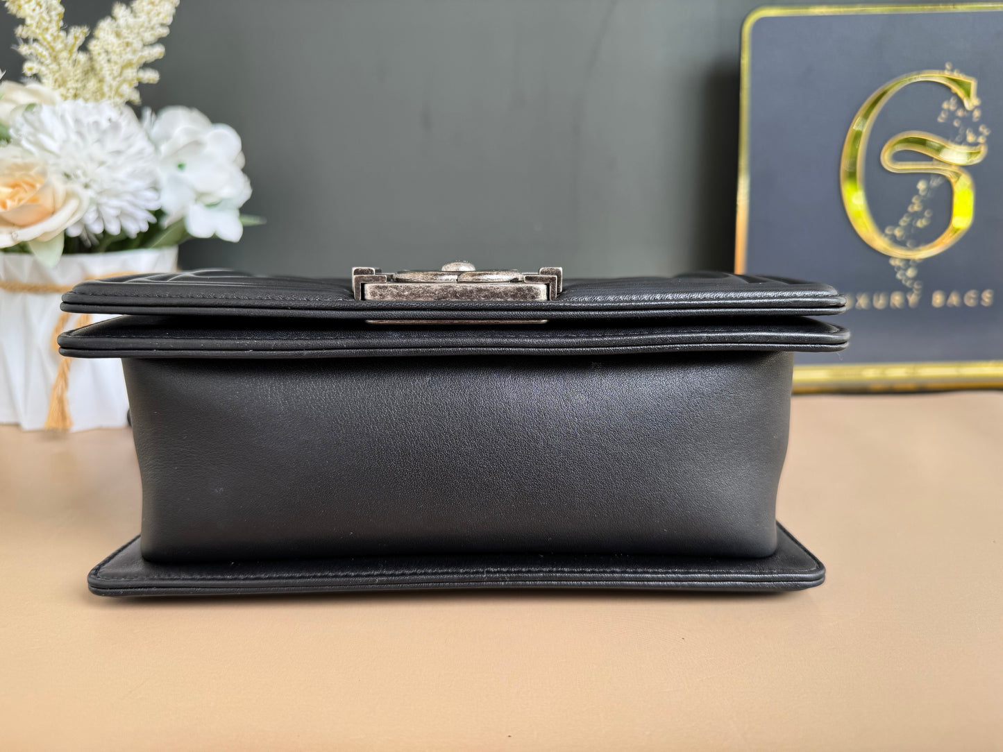CHANEL LE BOY SMALL CHEVRON