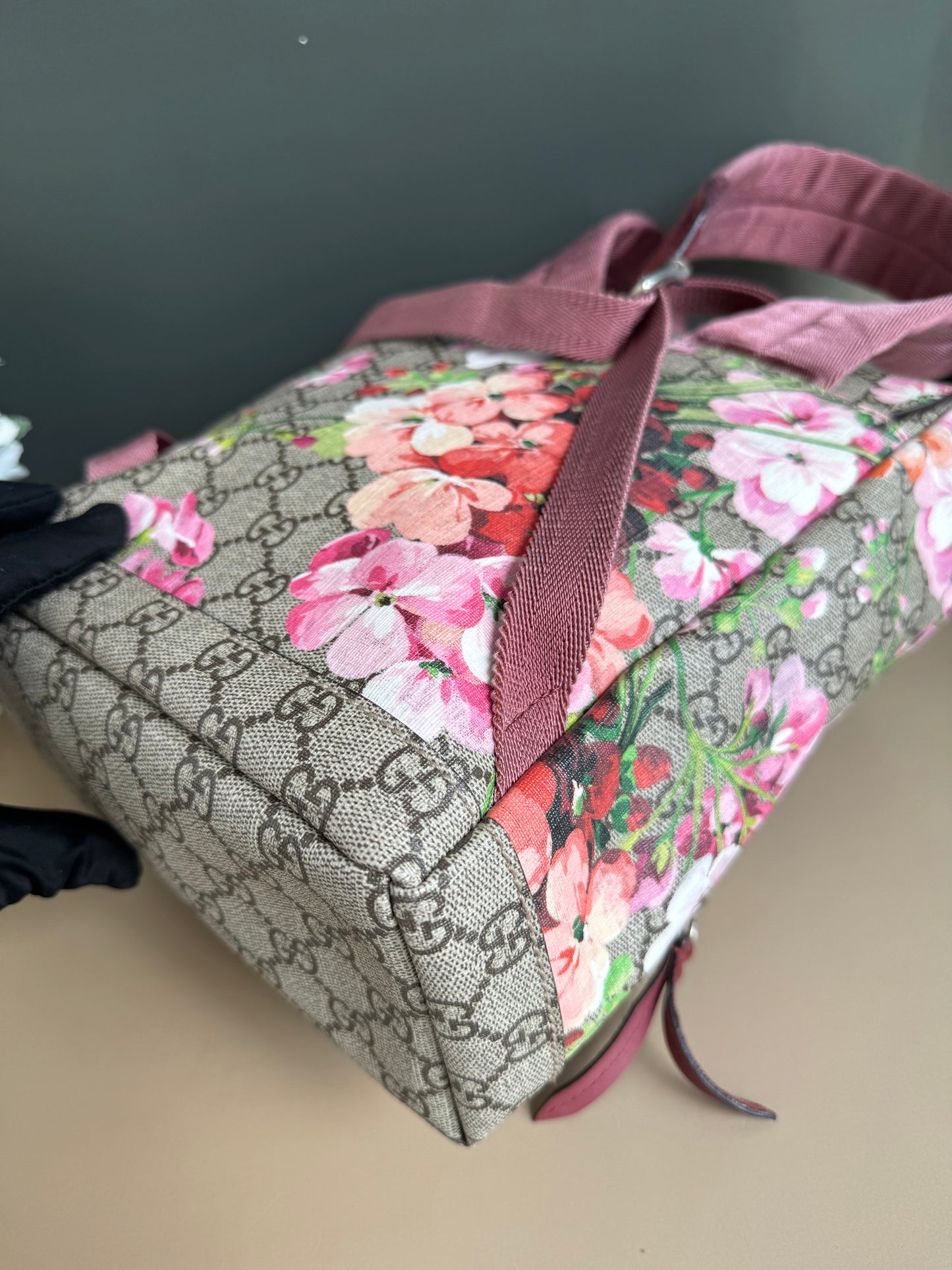 GUCCI FLORAL BACKPACK
