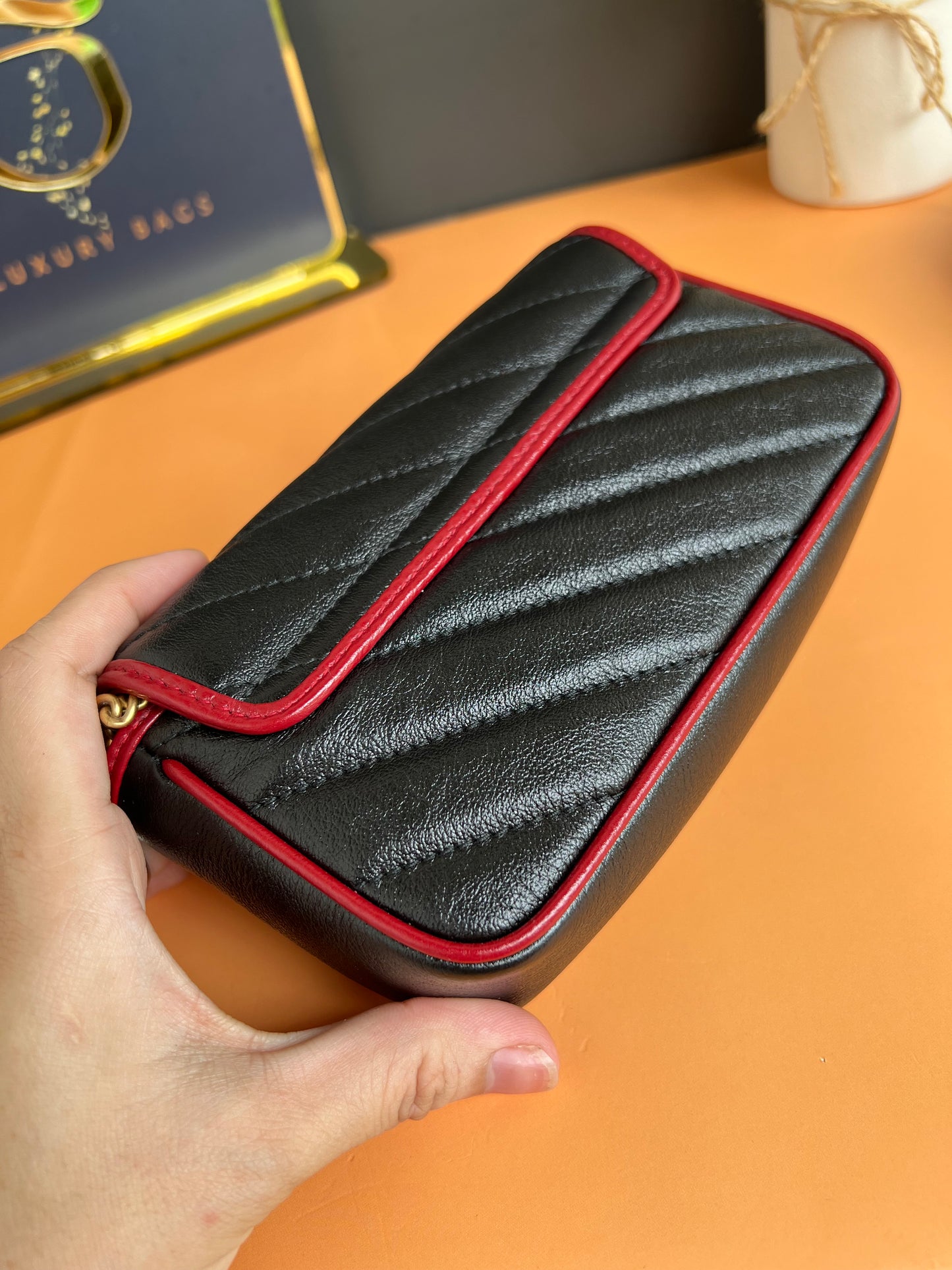 GUCCI MARMONT MINI FLAP