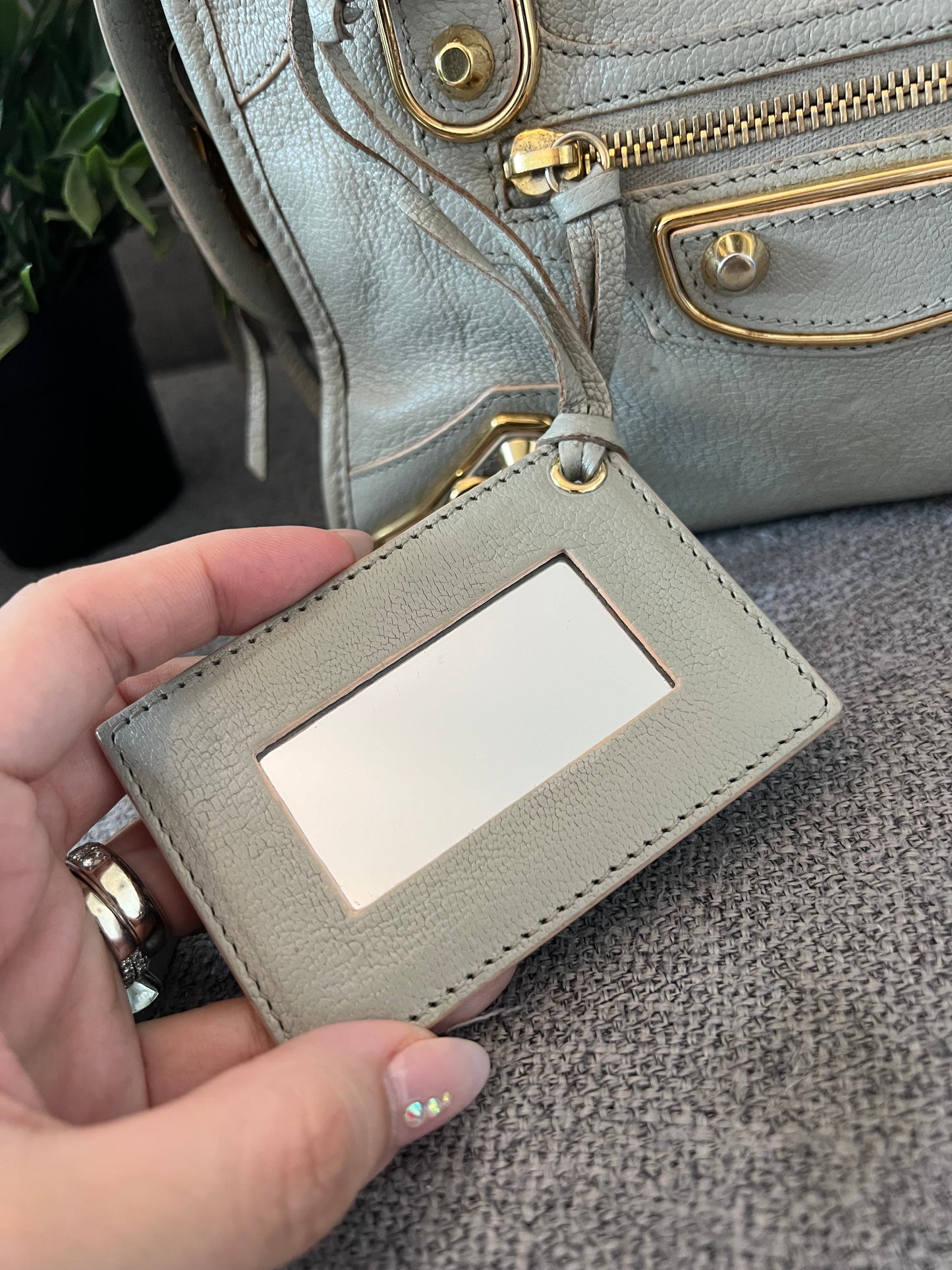 BALENCIAGA METALIC EDGE MINI