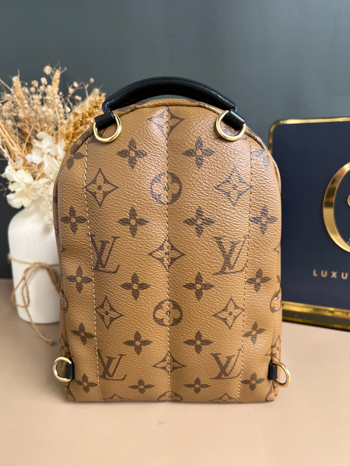 LOUIS VUITTON PALMSPRING MINI REVERSE MONOGRAM