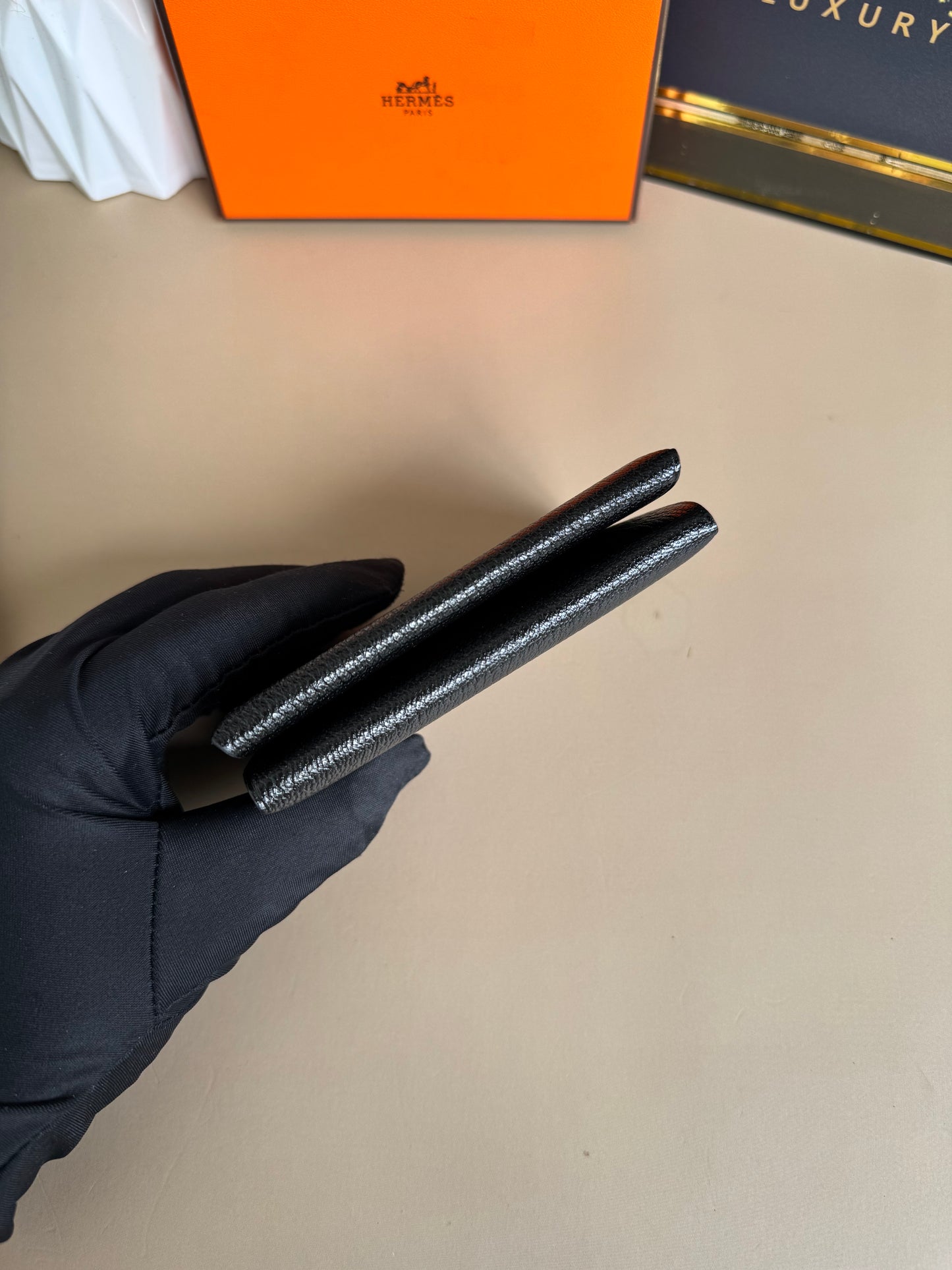 Brandnew HERMES Calvi Duo Compact card holder