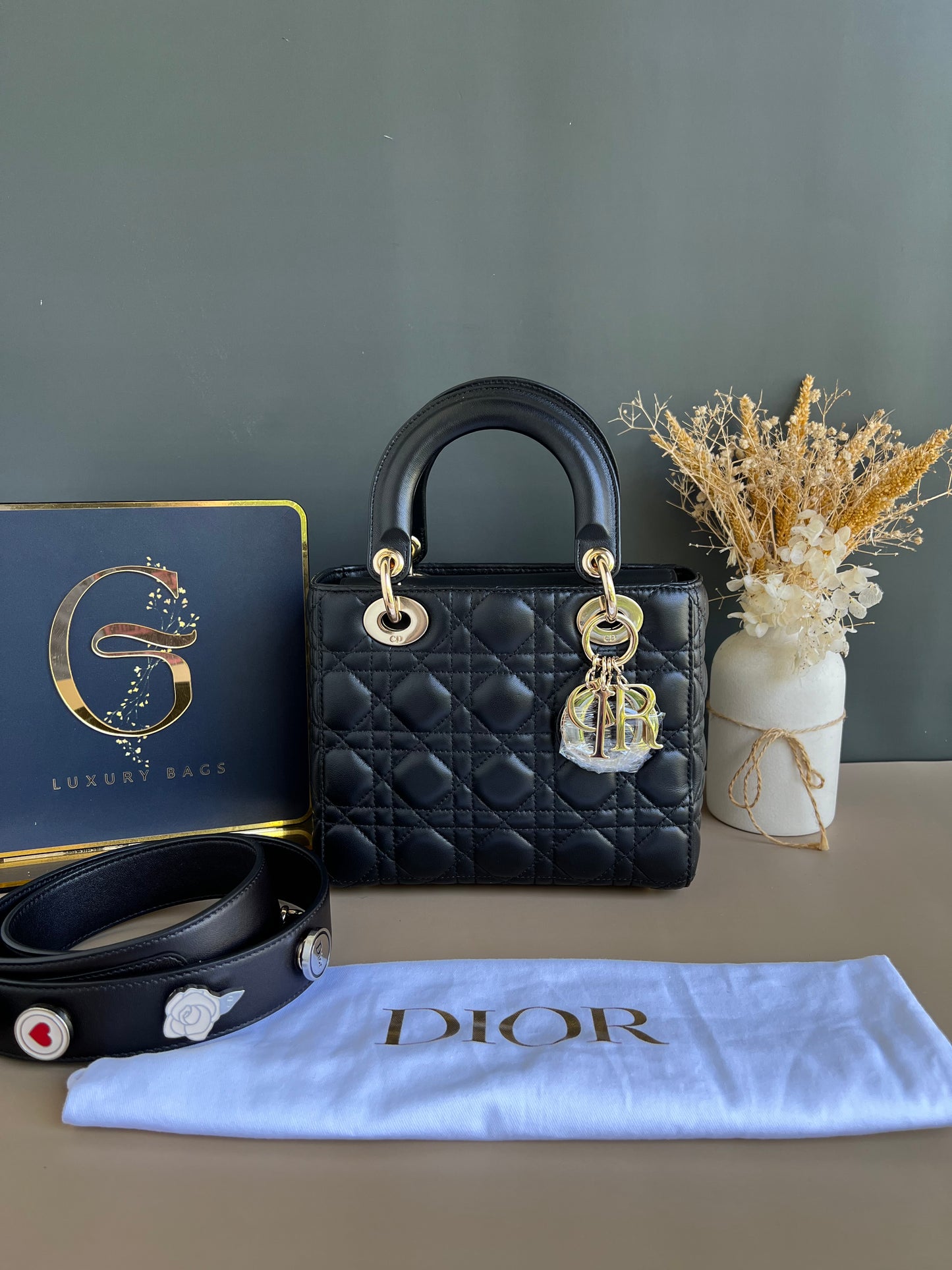 LADY DIOR SMALL ABC STRAP