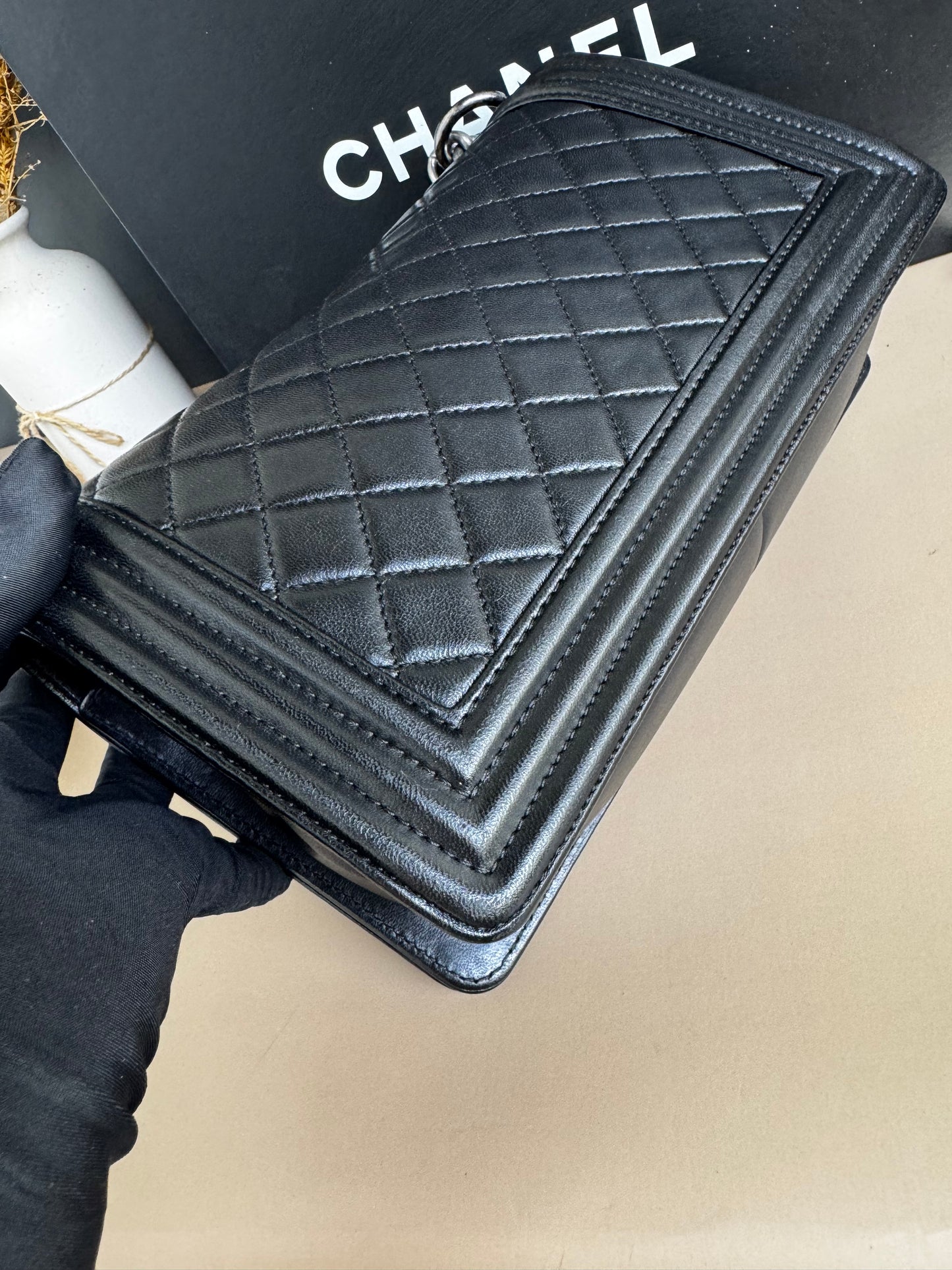 CHANEL LE BOY OLD MEDIUM