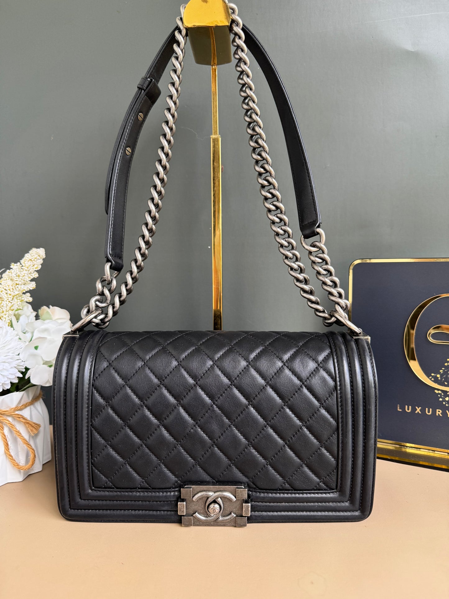 CHANEL LE BOY OLD MEDIUM
