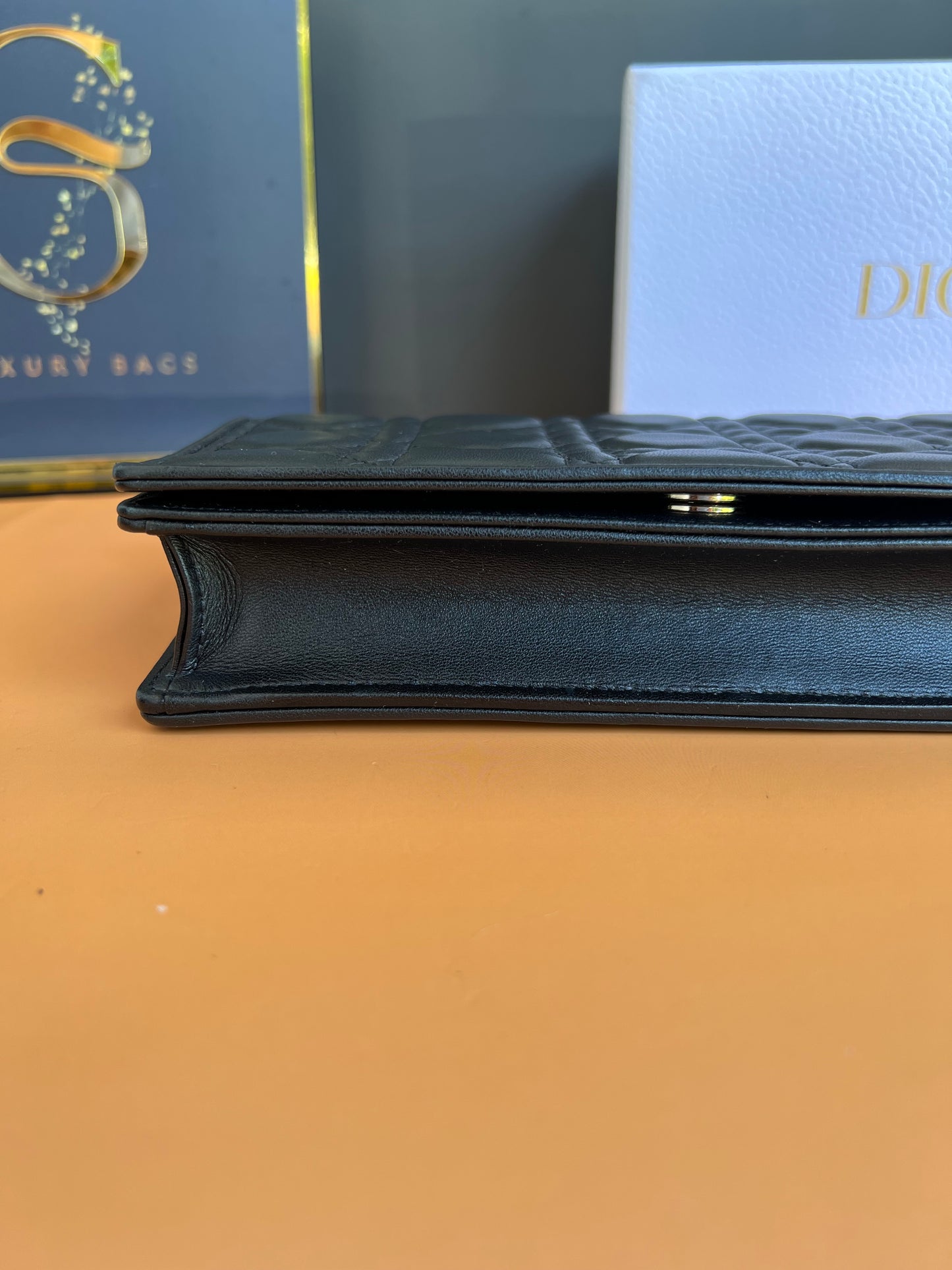 CHRISTIAN DIOR WALLET ON CHAIN