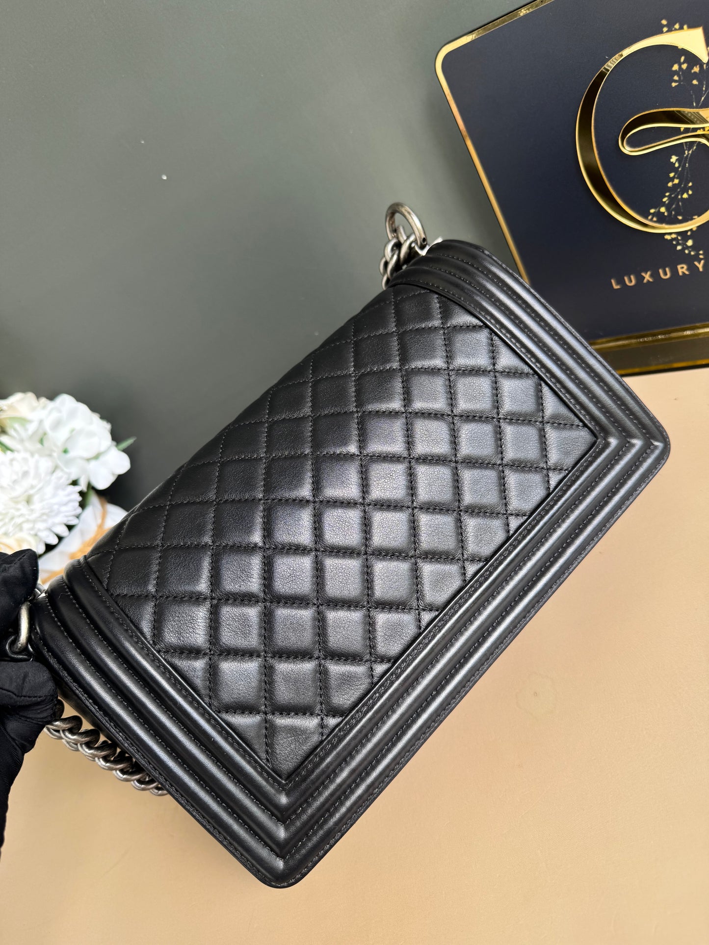 CHANEL LE BOY OLD MEDIUM