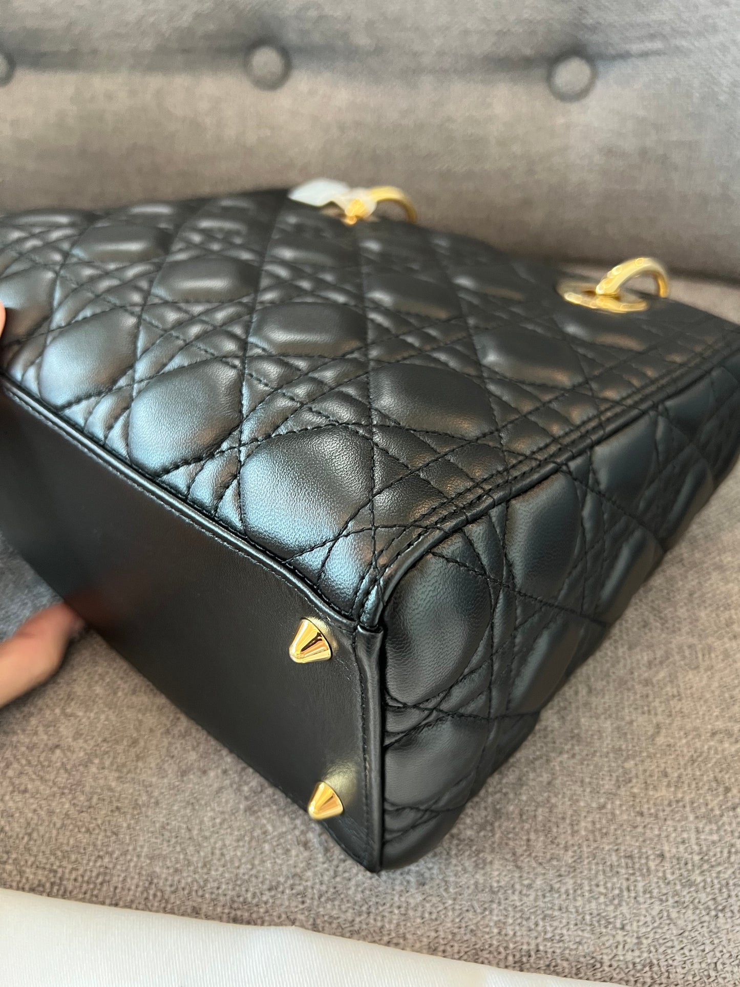 LADY DIOR MEDIUM BLACK