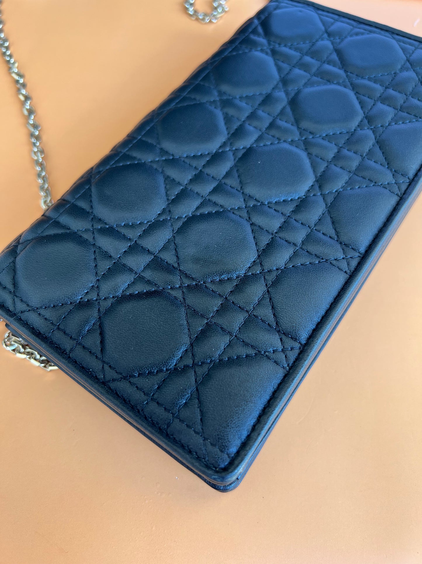 CHRISTIAN DIOR WALLET ON CHAIN