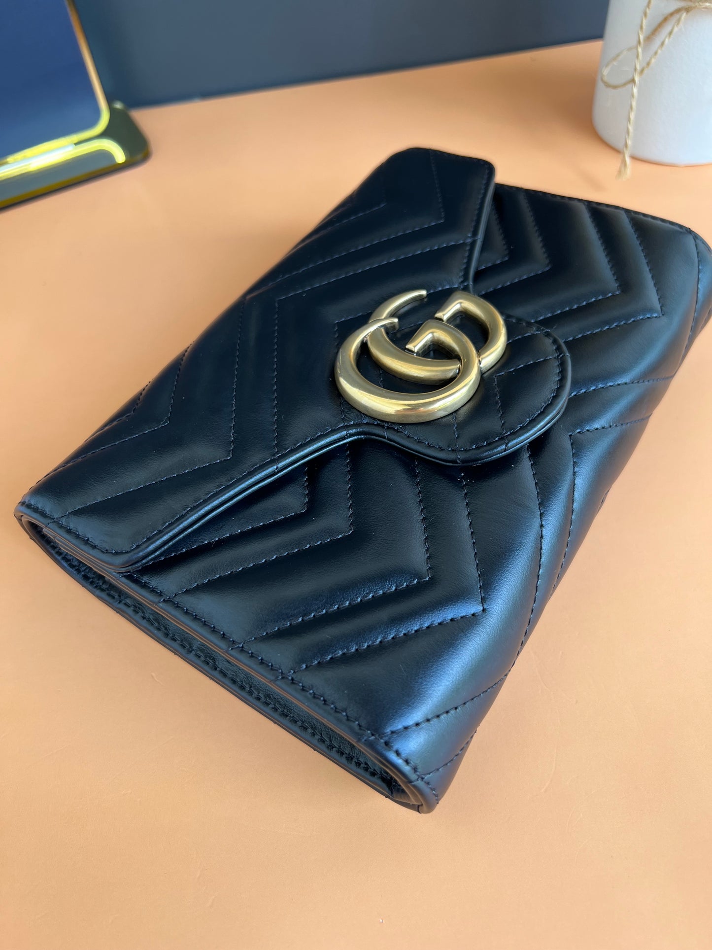 GUCCI MARMONT WALLET ON CHAIN