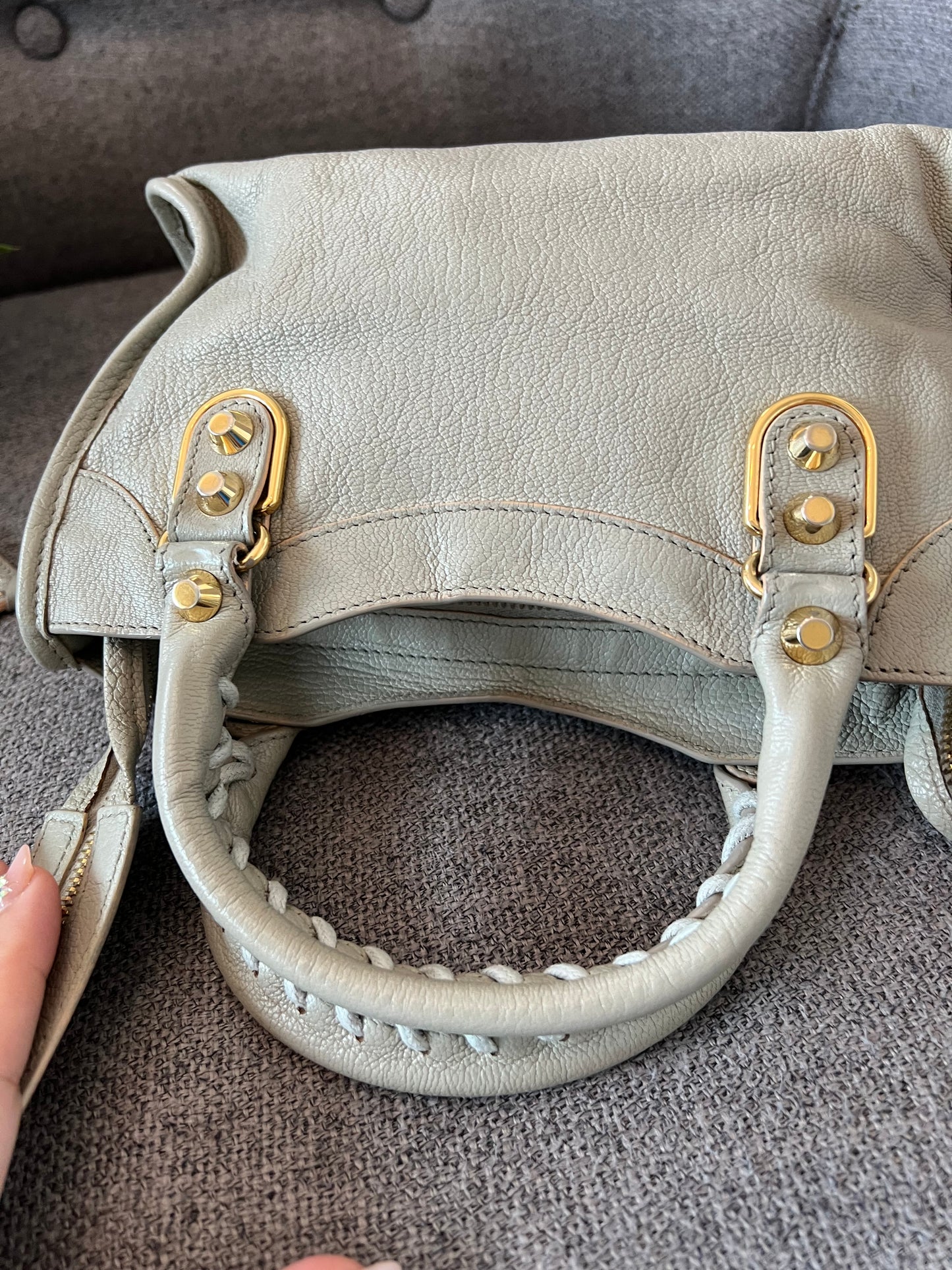 BALENCIAGA METALIC EDGE MINI