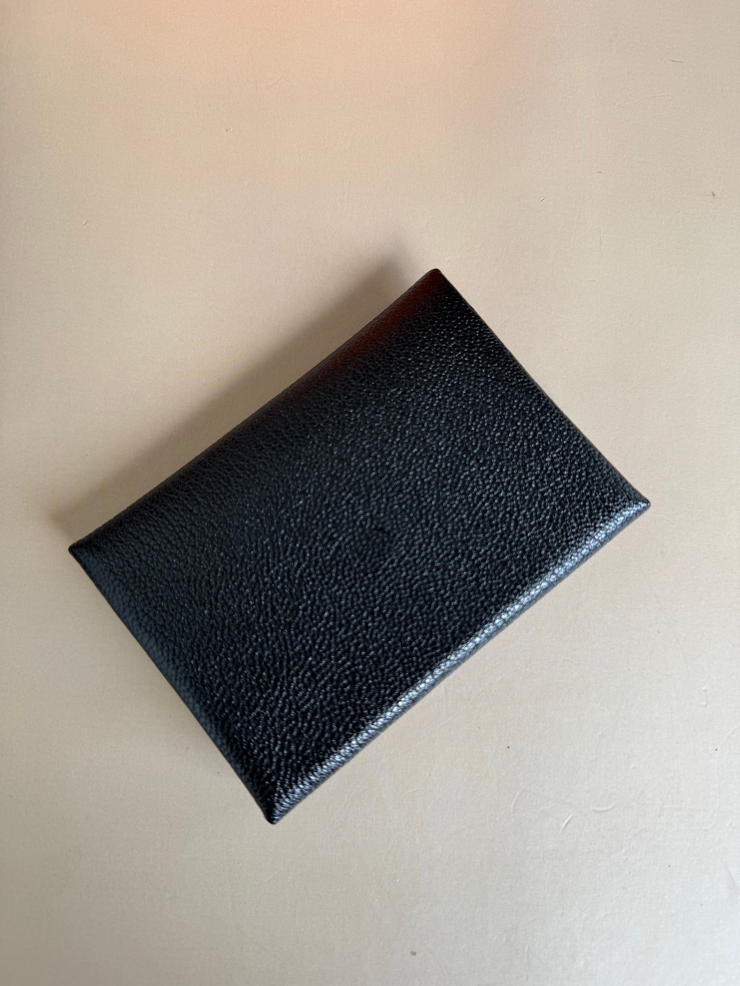 Brandnew HERMES Calvi Duo Compact card holder