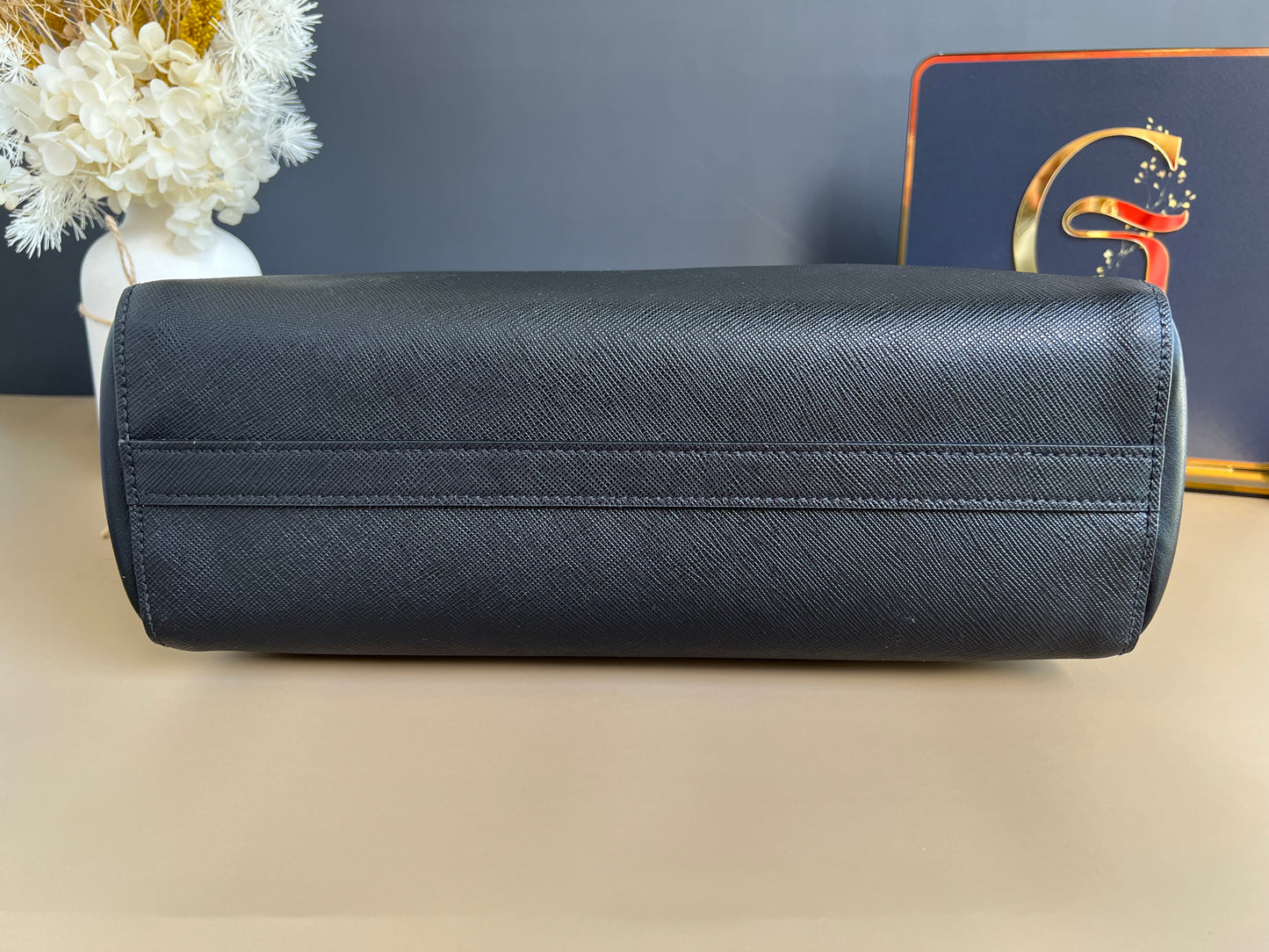 PRADA 1BA189 SAFFIANO+ SOFT CALF