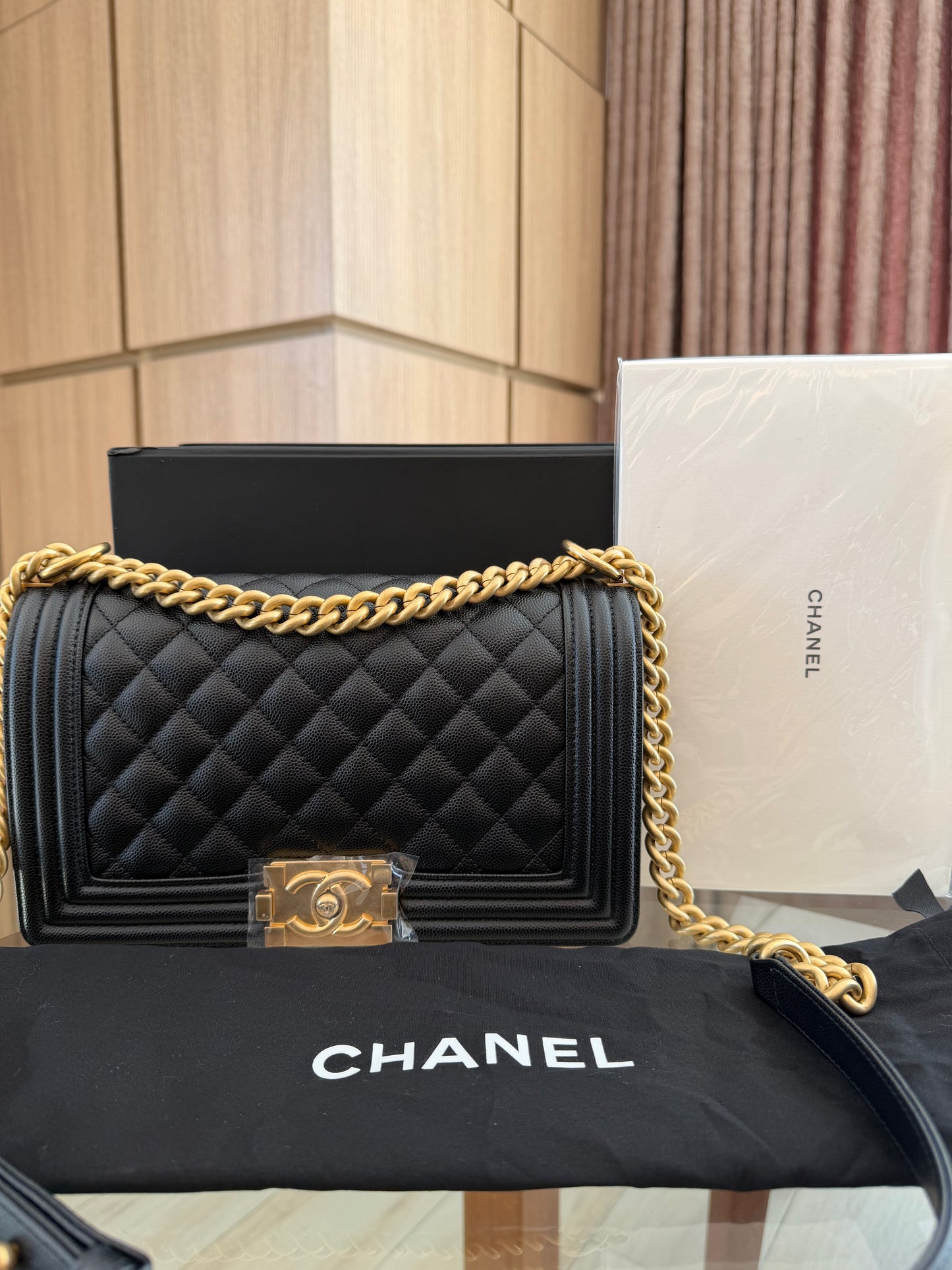 Chanel Le Boy Old Medium