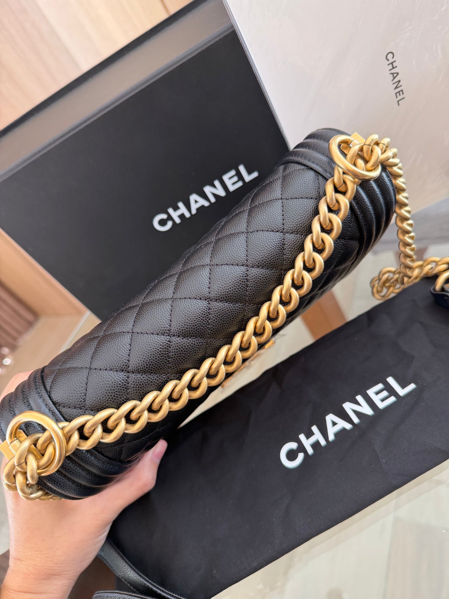 Chanel Le Boy Old Medium