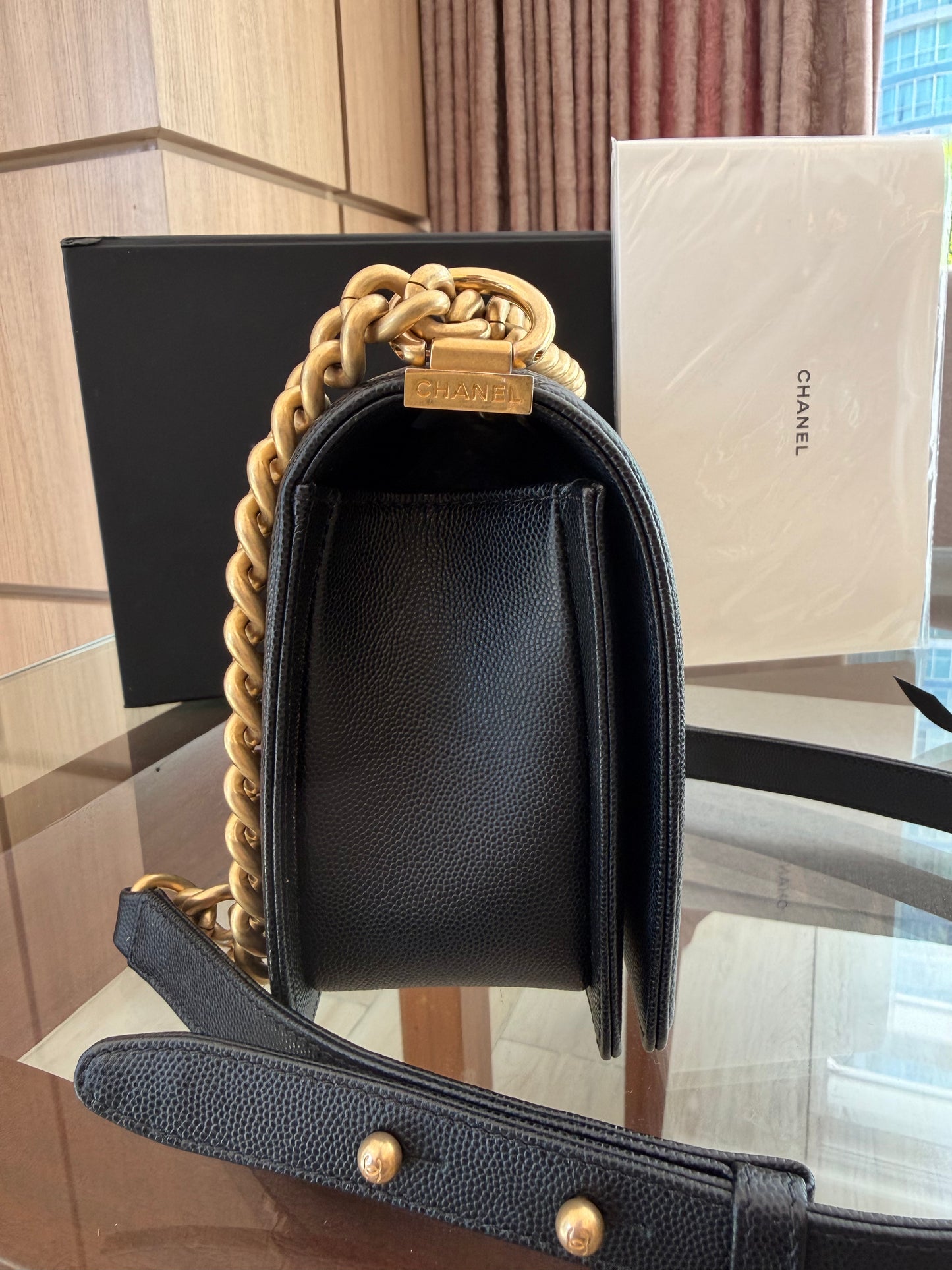Chanel Le Boy Old Medium