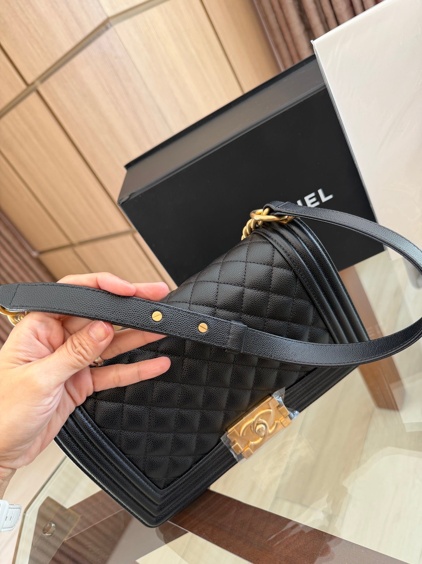 Chanel Le Boy Old Medium