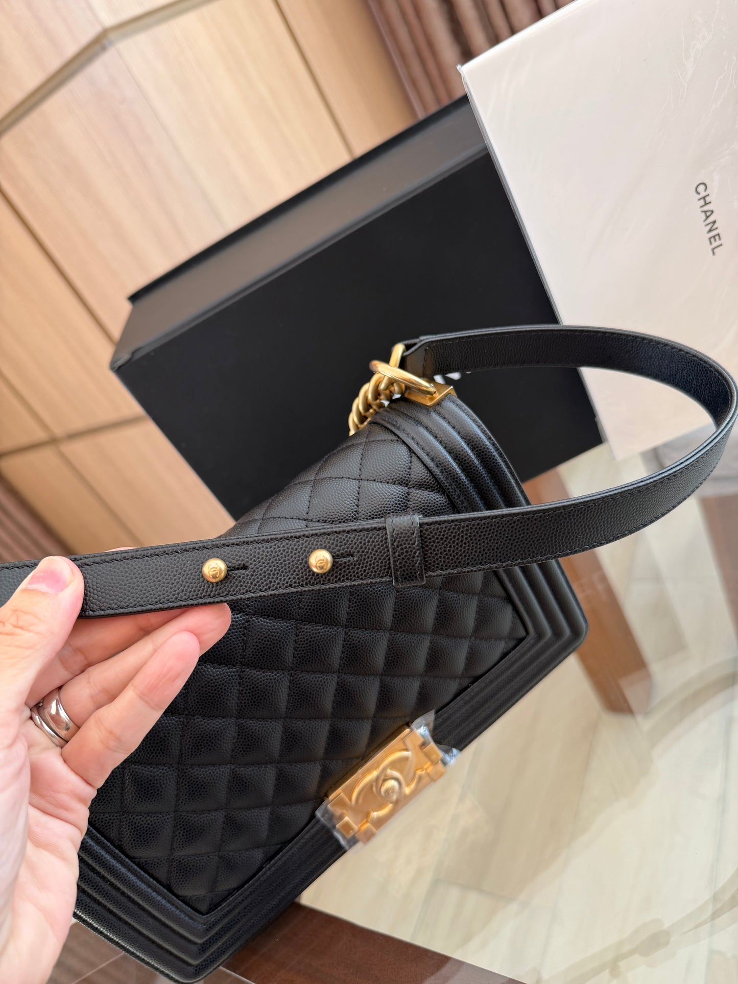 Chanel Le Boy Old Medium