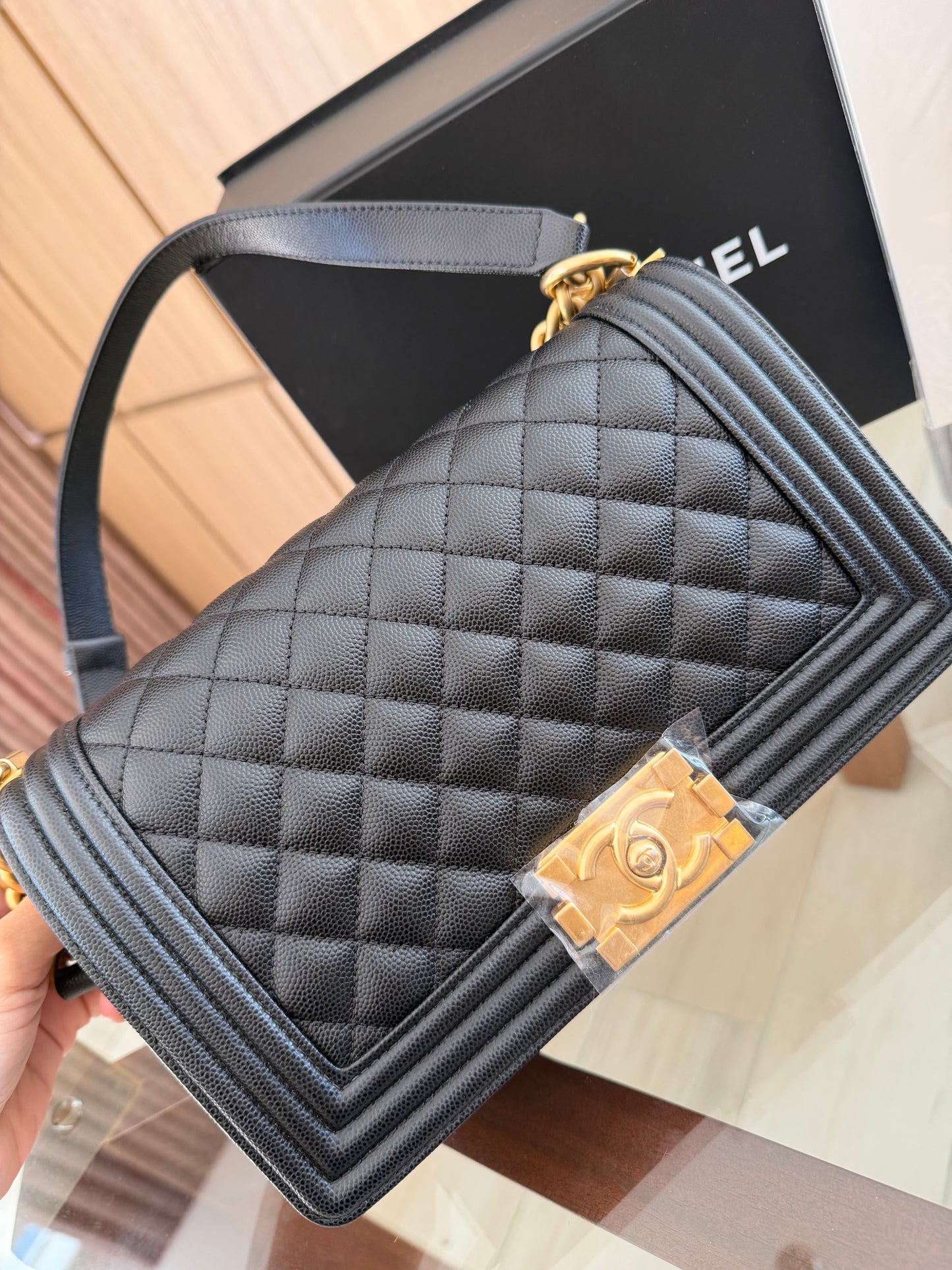 Chanel Le Boy Old Medium