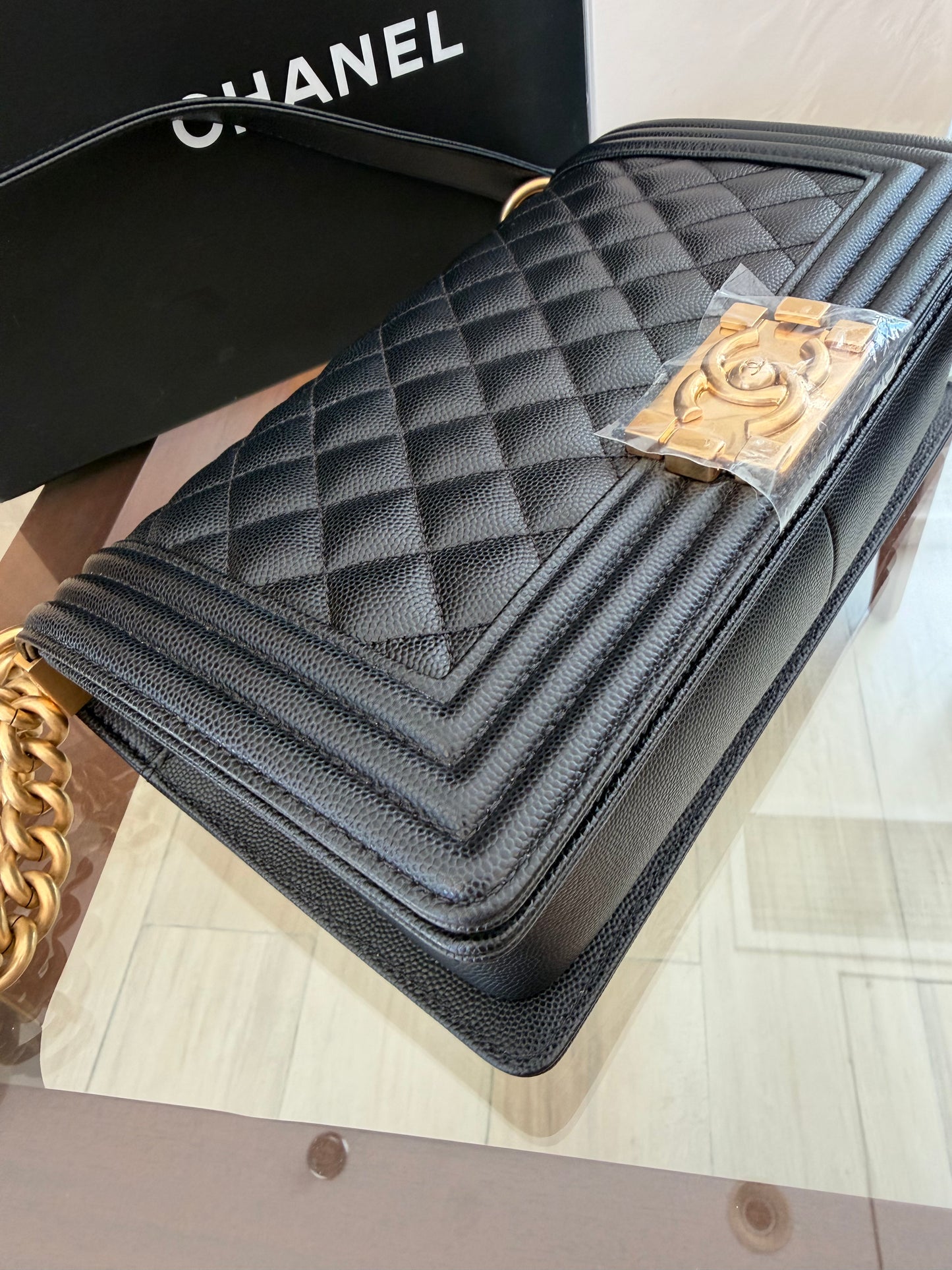 Chanel Le Boy Old Medium