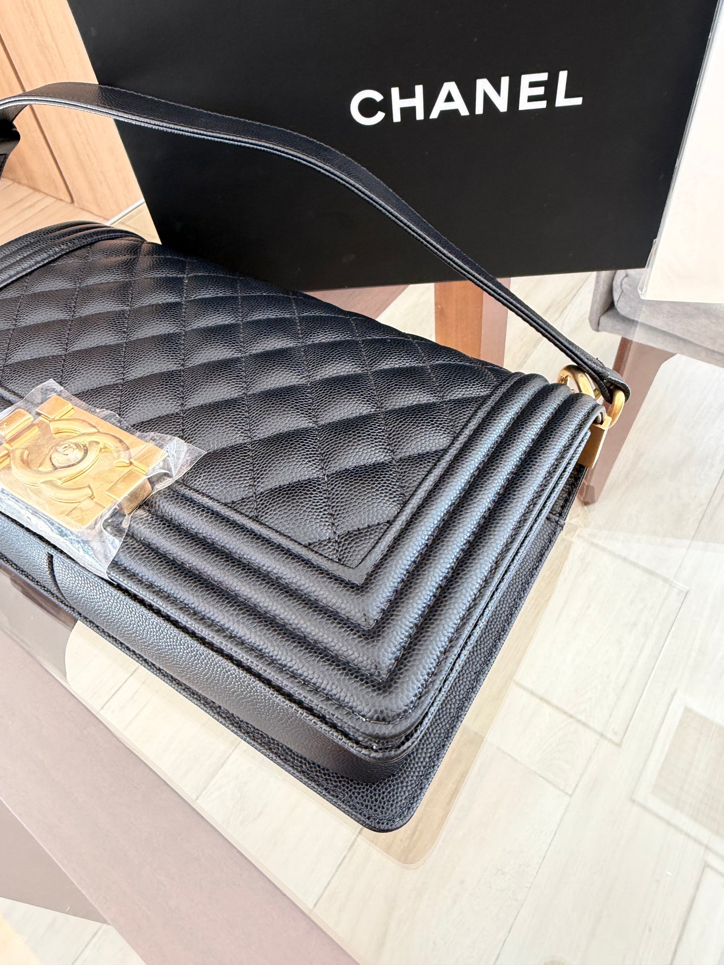 Chanel Le Boy Old Medium