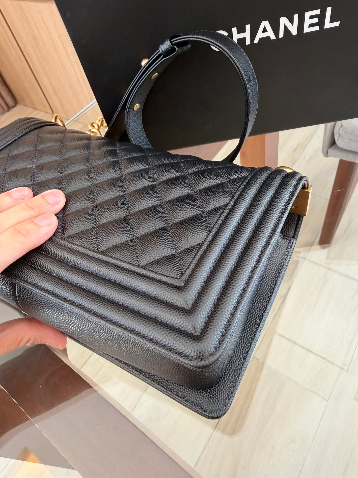 Chanel Le Boy Old Medium
