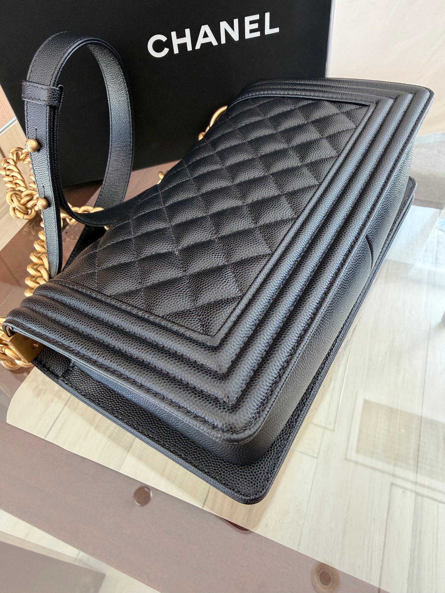 Chanel Le Boy Old Medium