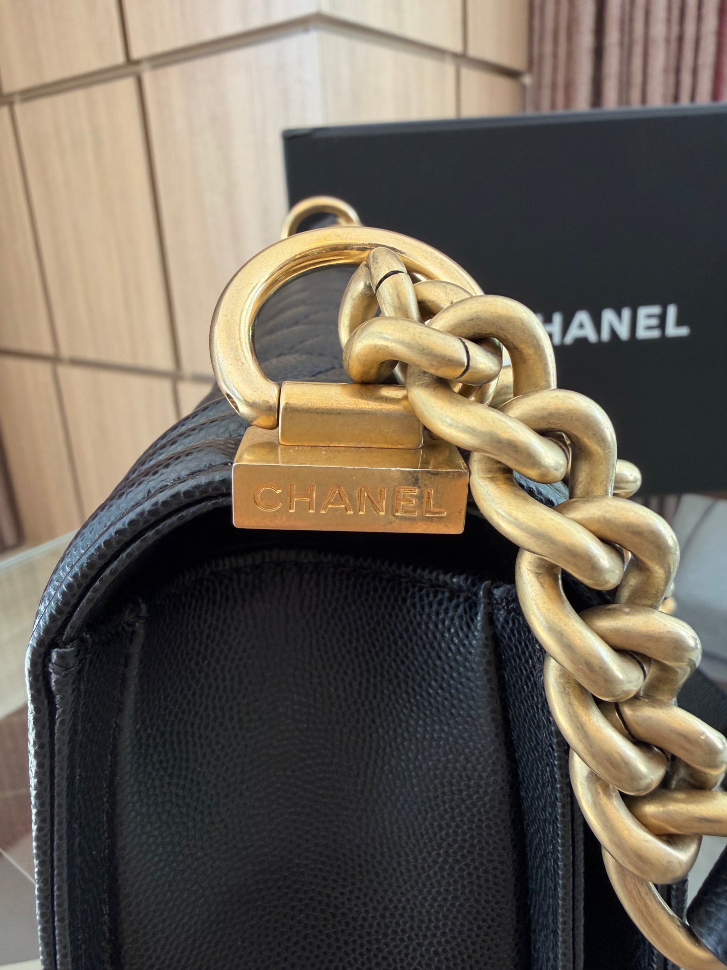 Chanel Le Boy Old Medium
