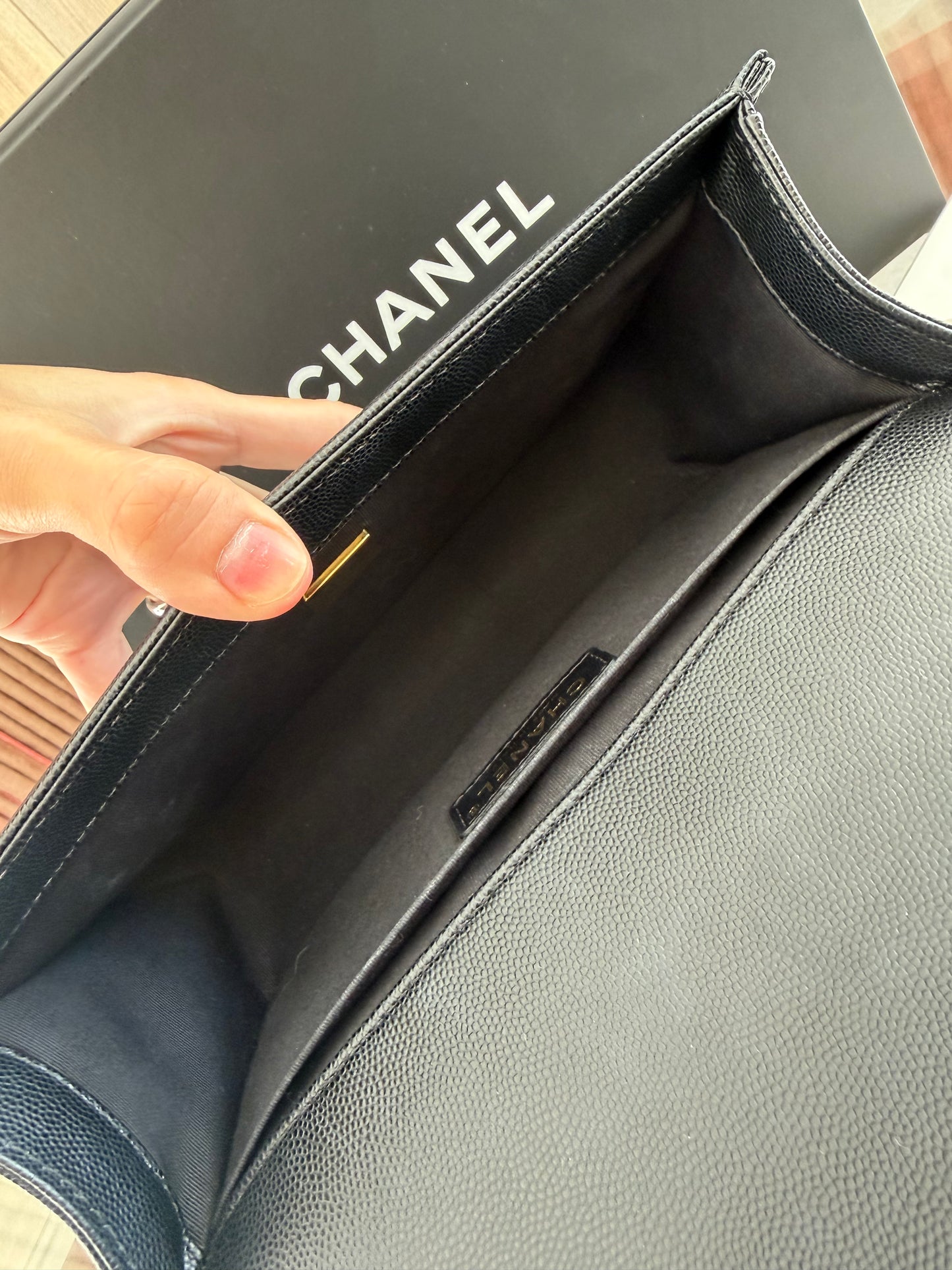 Chanel Le Boy Old Medium