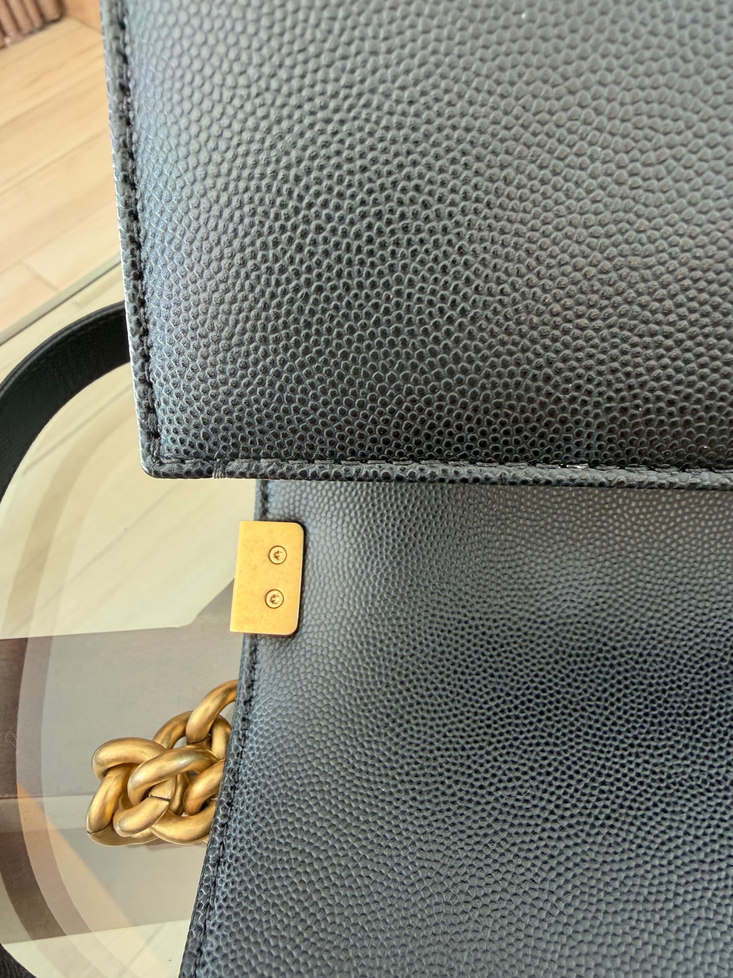 Chanel Le Boy Old Medium
