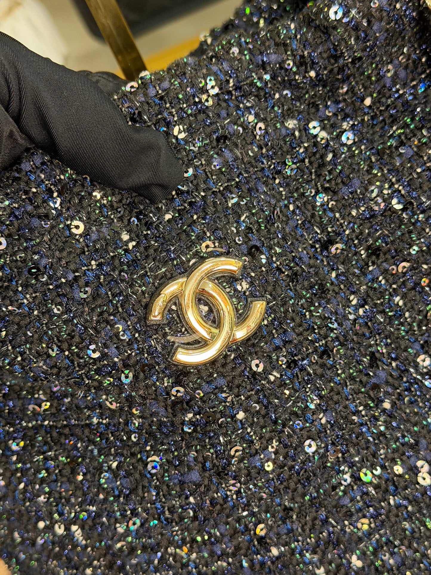 CHANEL TWEED HOBO